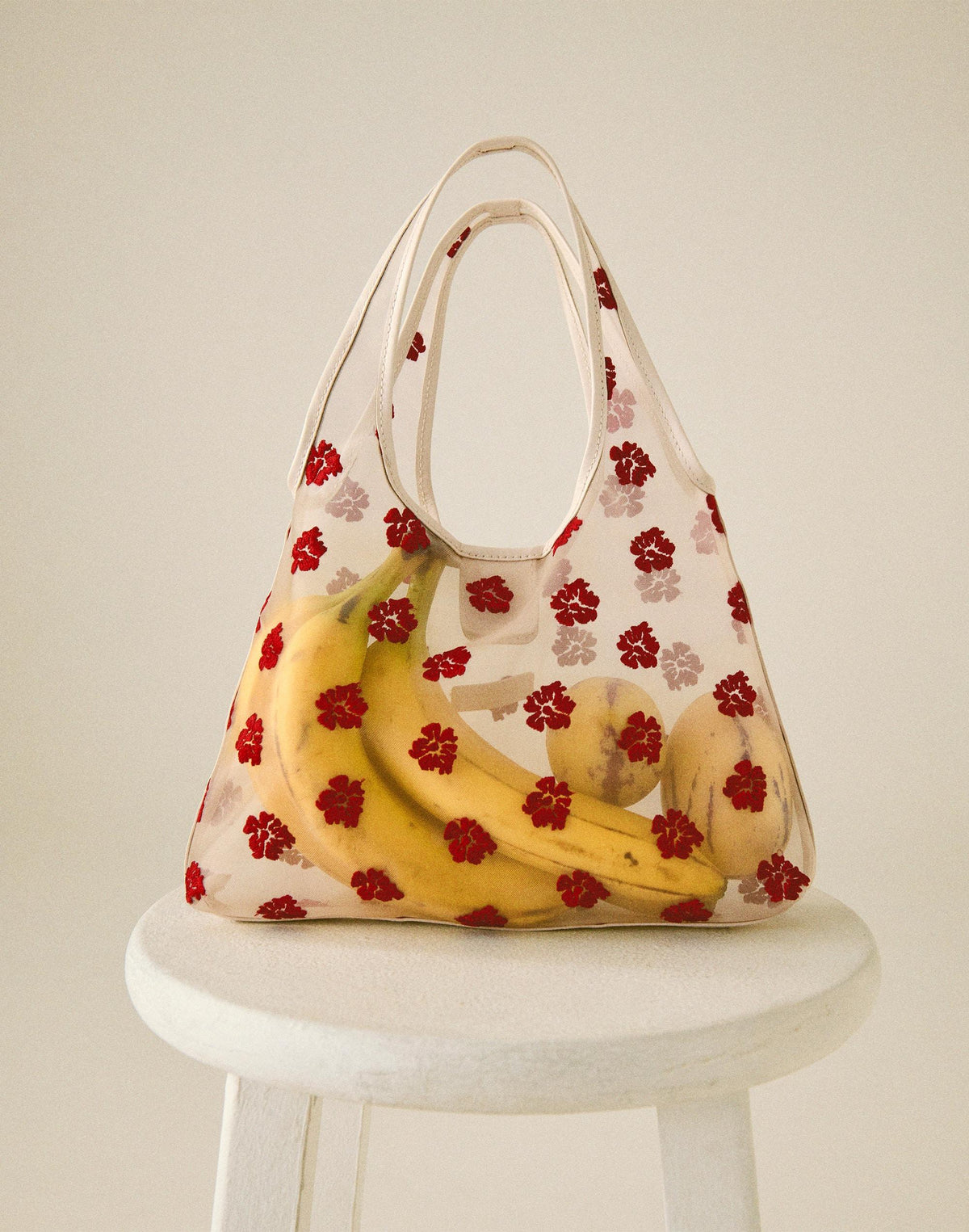 Floral-Embroidered Mini Shopper Bag Floral Multi | Madewell