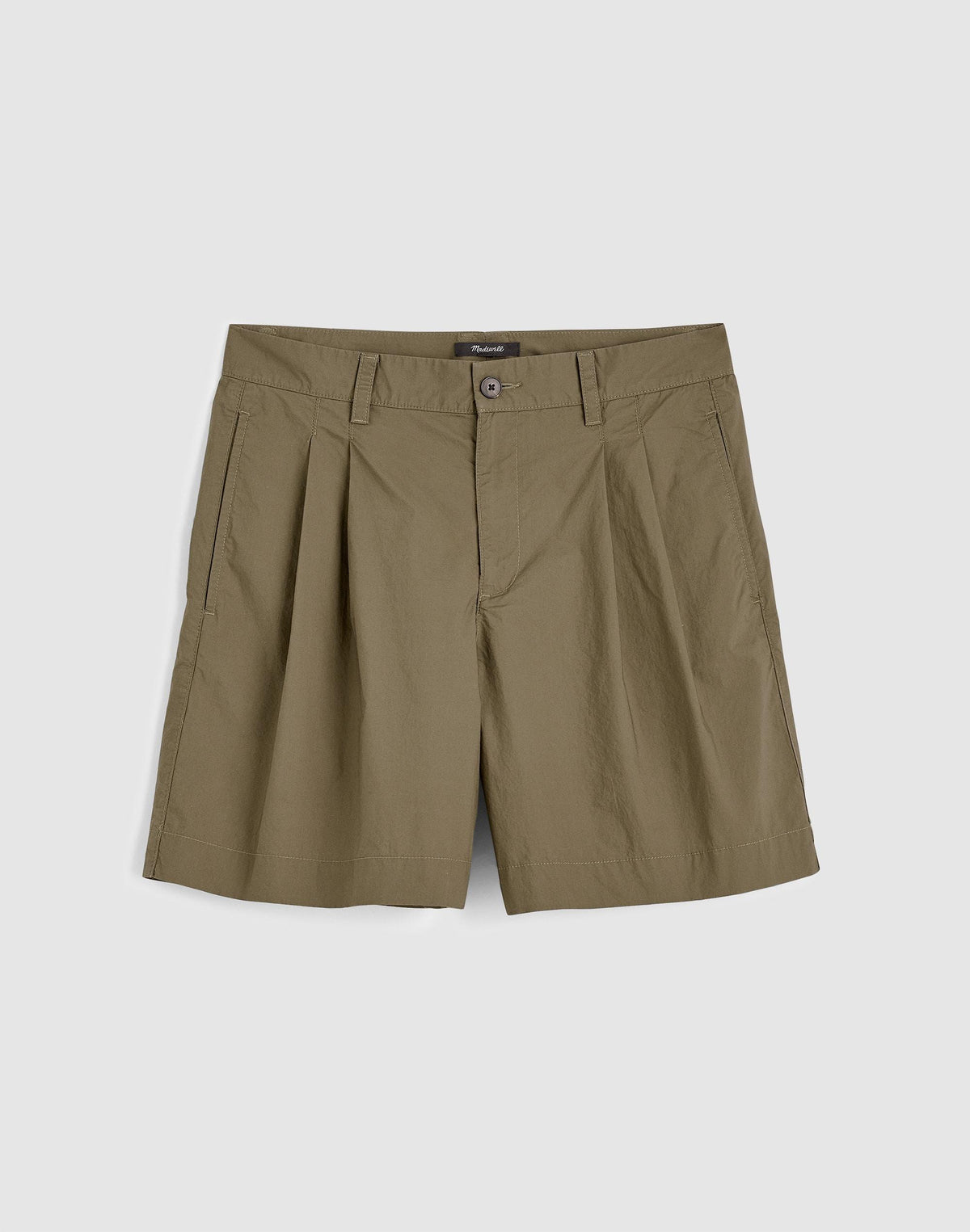The Everyday Trouser Short in Poplin Faded Ivy | Madewell