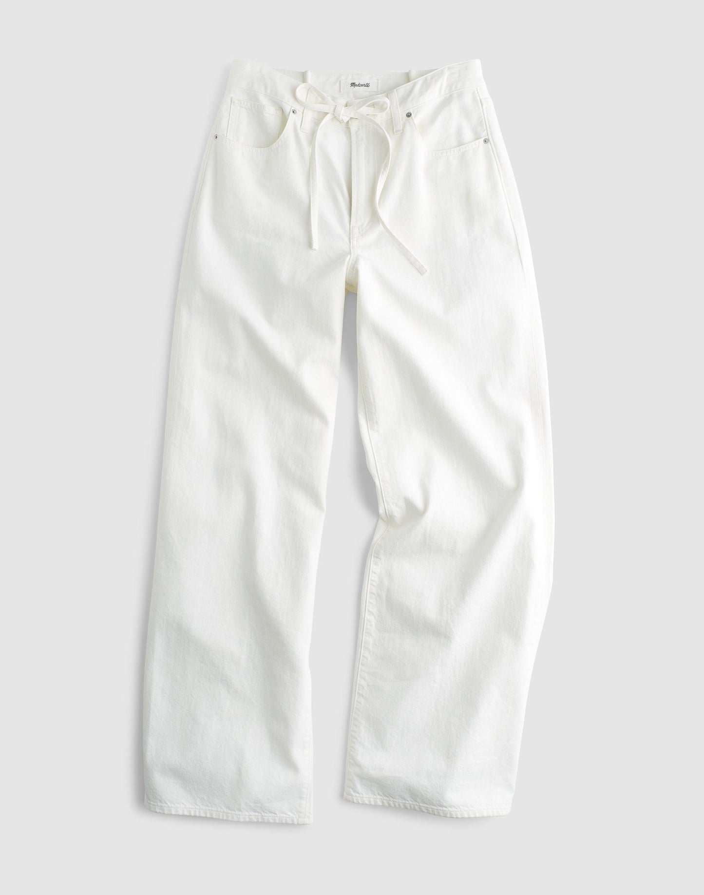 The Curvy Ultimate Wide-Leg Jean Tile White | Madewell