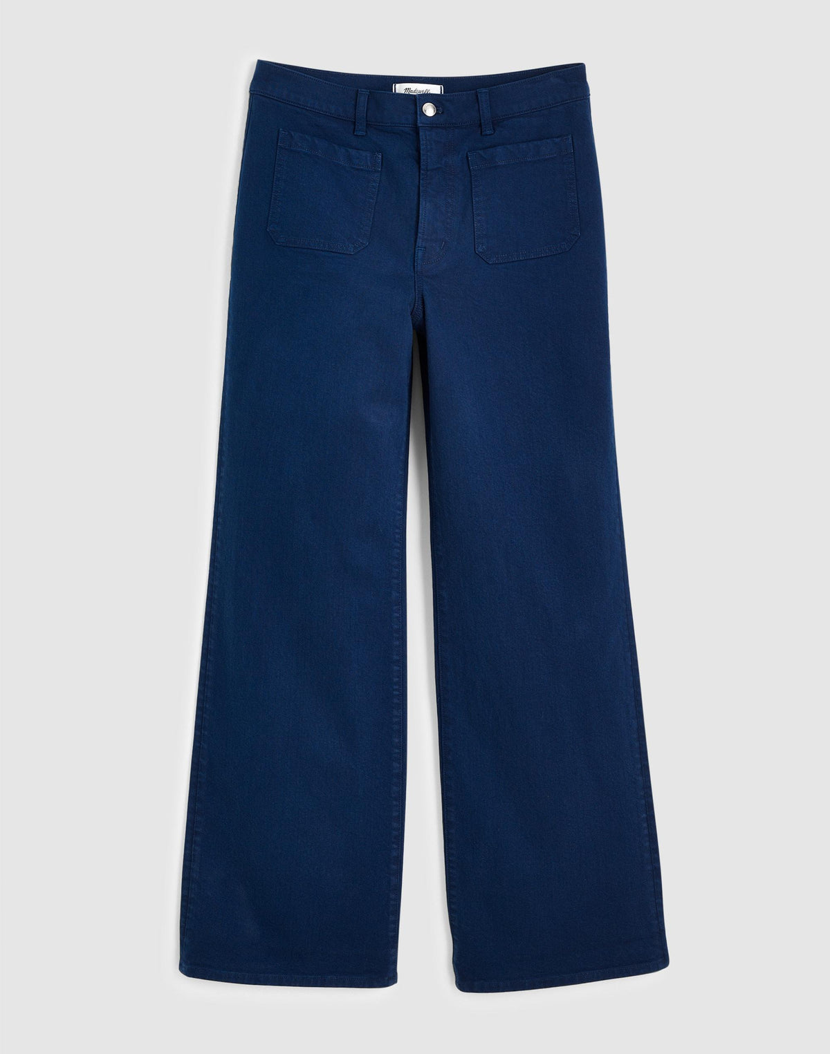 The Emmy Wide-Leg Pant Classic Indigo | Madewell