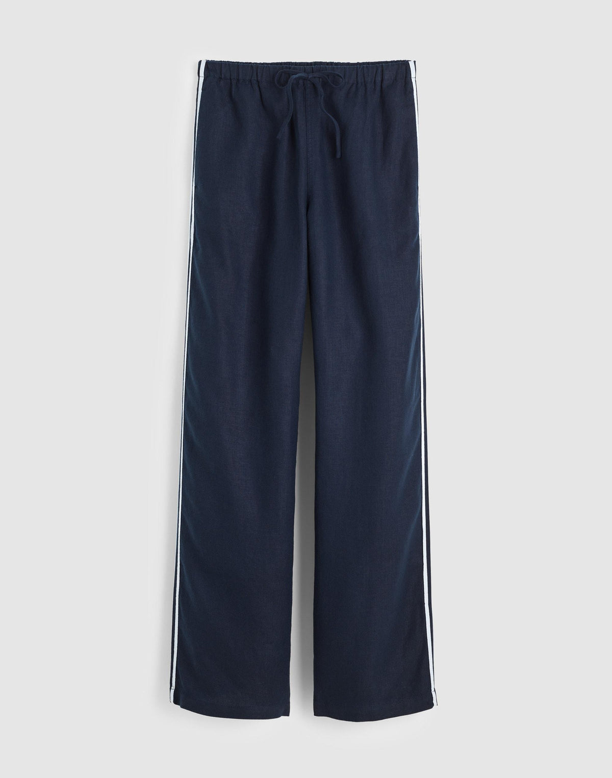 Pull-On Pants in 100% Linen Classic Navy | Madewell