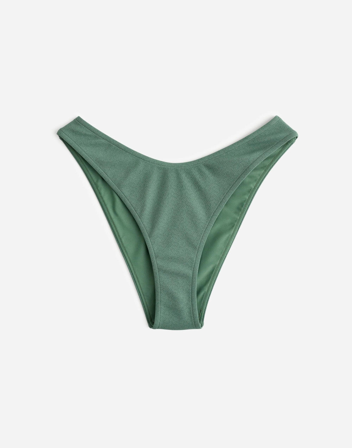 Zulu & Zephyr Eucalyptus Textured Bikini Bottom Eucalyptus | Madewell
