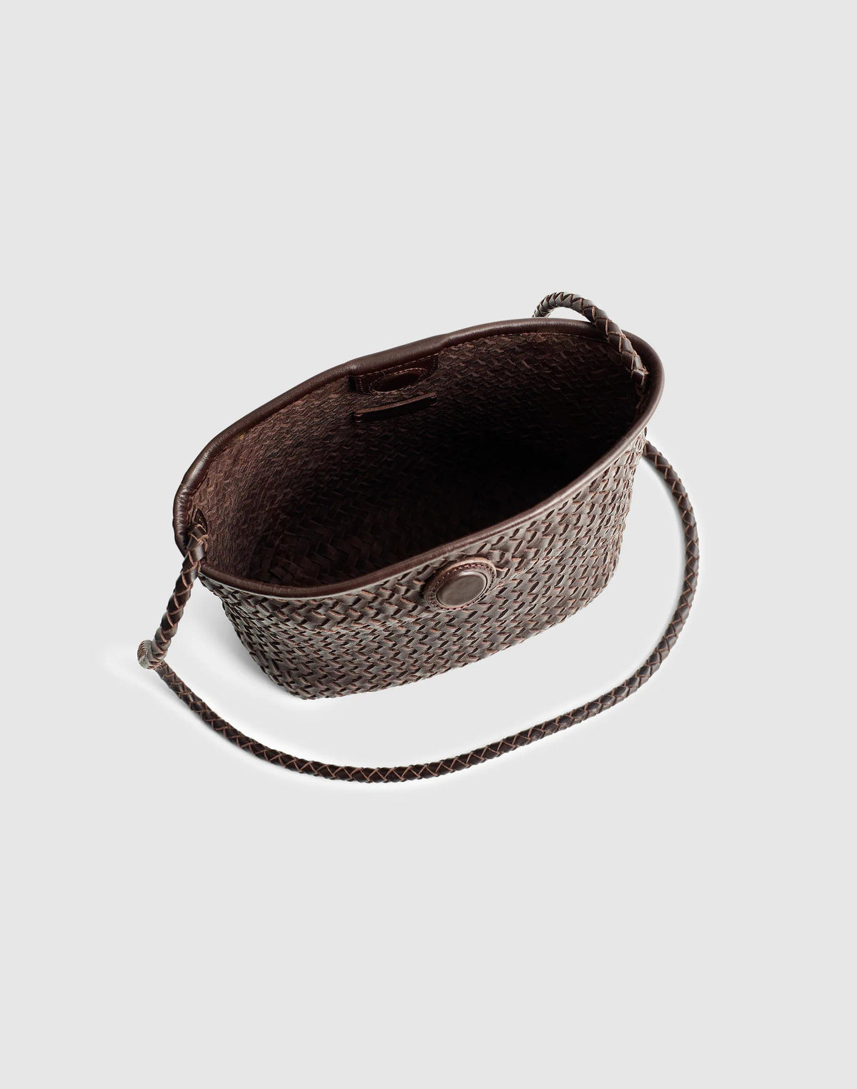 The Signature Woven Crossbody Bag Coffee Bean | Madewell