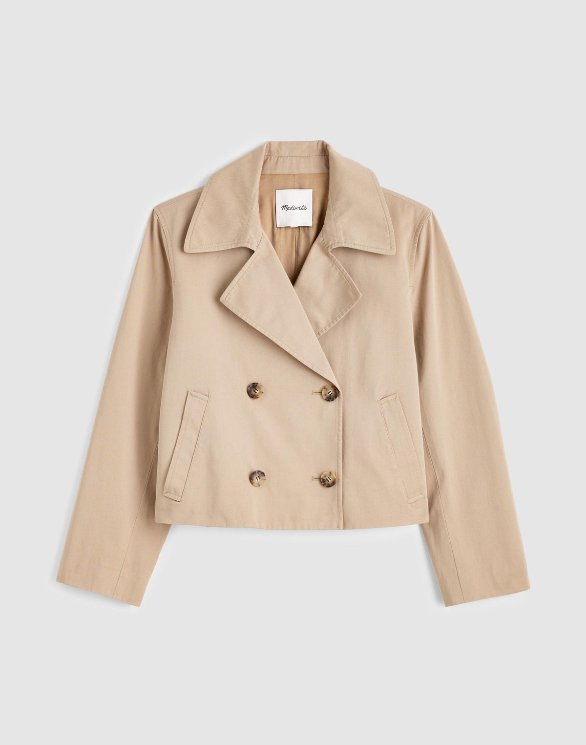 Cropped Trench Coat Coastal Dune | Madewell