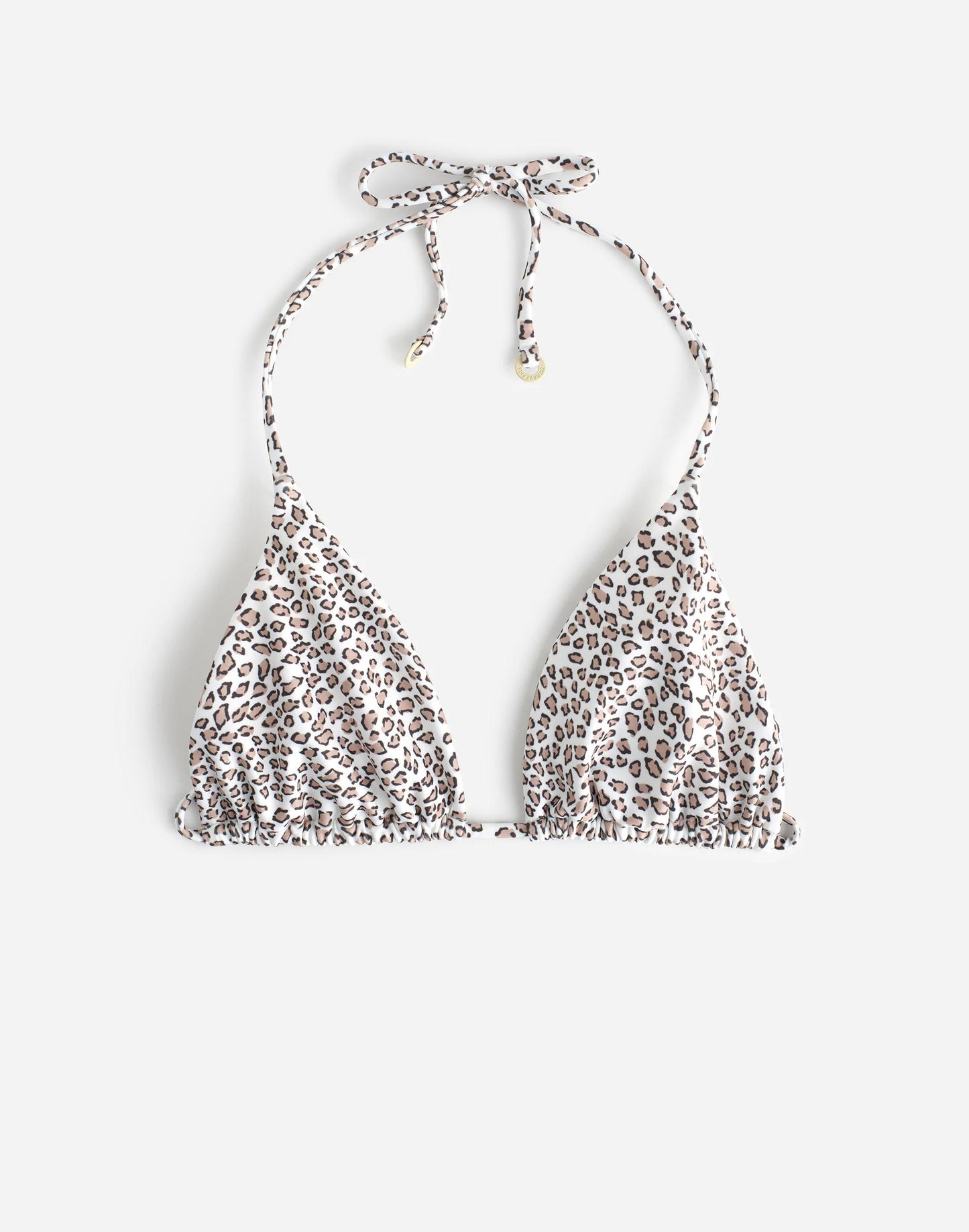 Zulu & Zephyr Micro Leopard Halter Bikini Top Micro Leopard | Madewell
