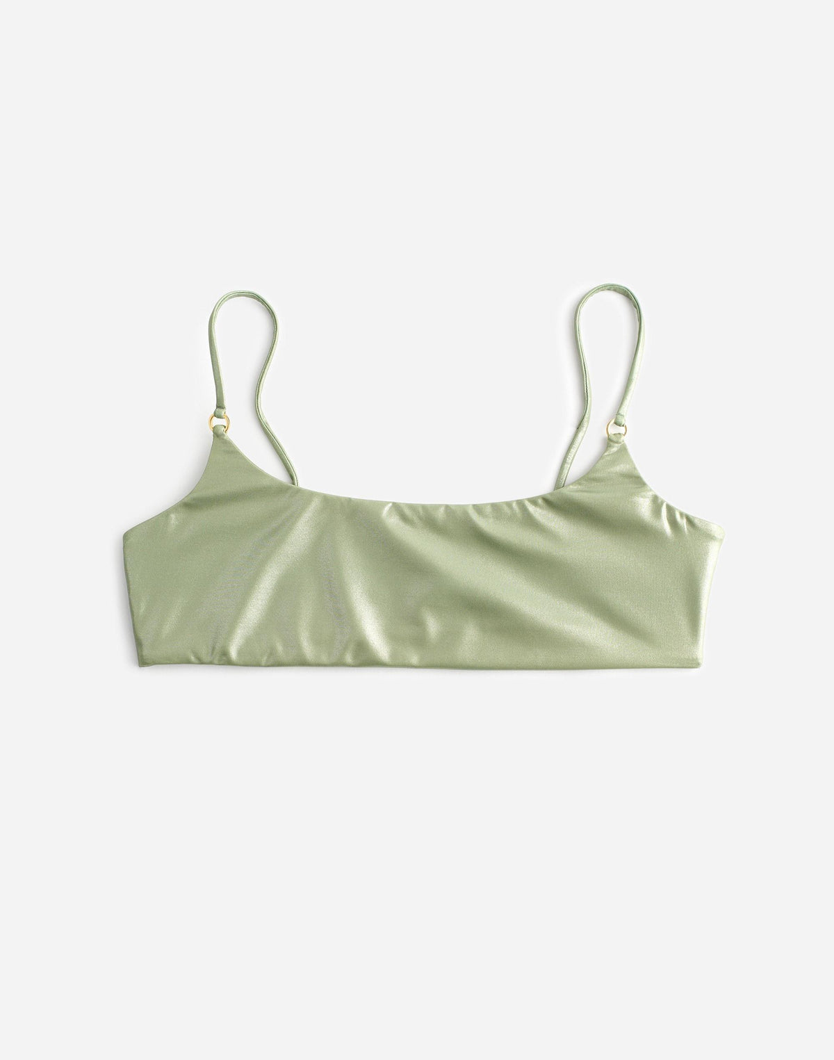 Jade Swim Hinge Bikini Top Kiwi | Madewell