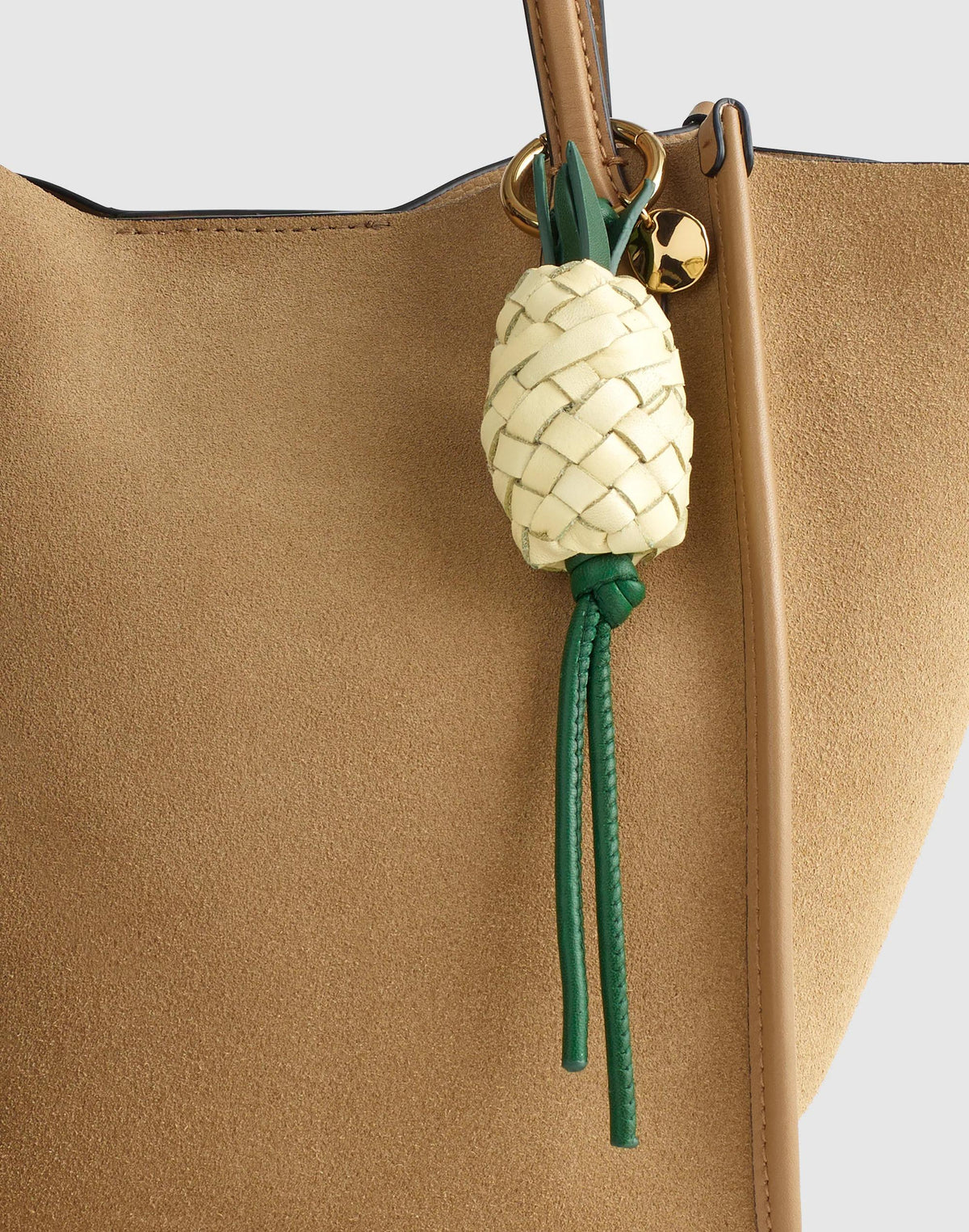Woven Pineapple Bag Charm Pale Pineapple Multi | Madewell