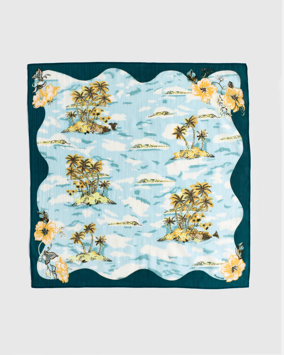 Organic Cotton Bandana Warm Bluegrass | Madewell
