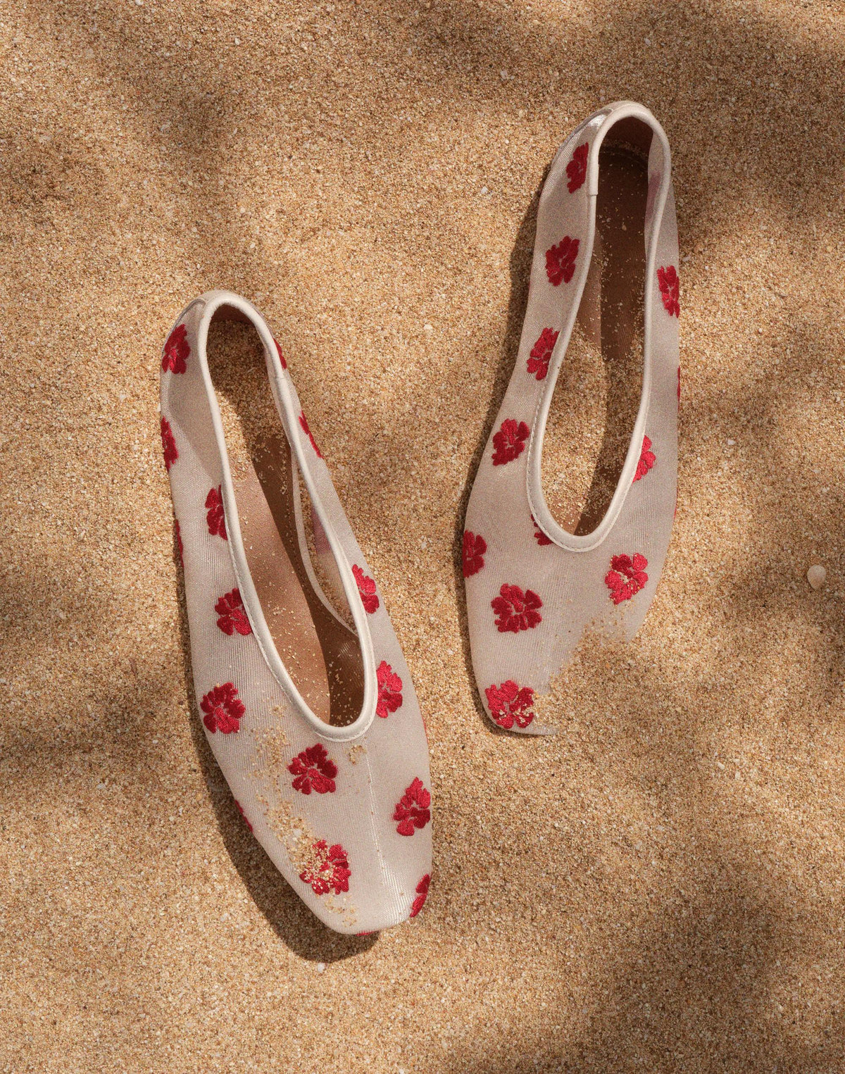 The Mylie Ballet Flat Vintage Ivory Multi | Madewell