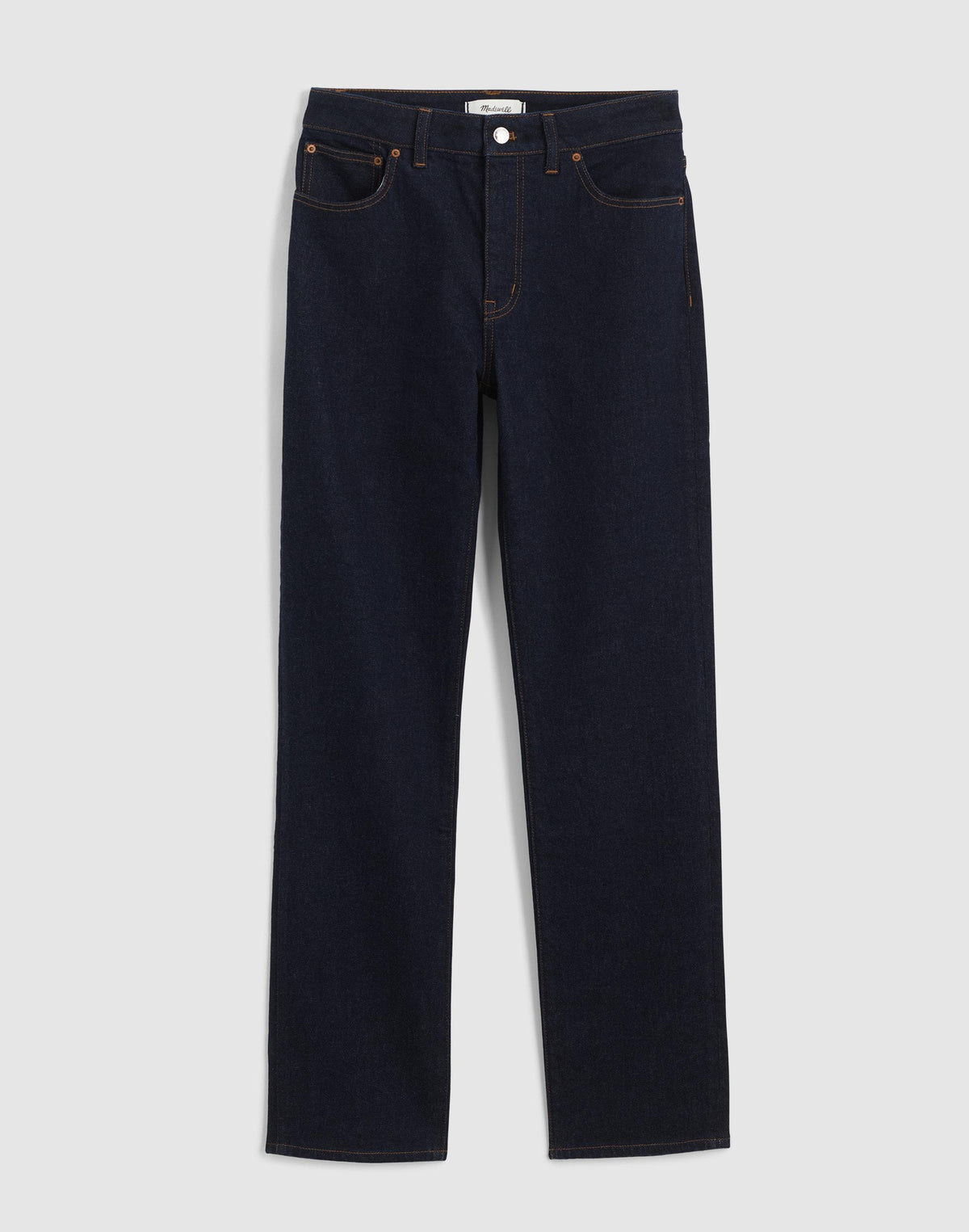 The Curvy Jules Slim-Straight Jean in Rinse Wash Rinse Wash | Madewell