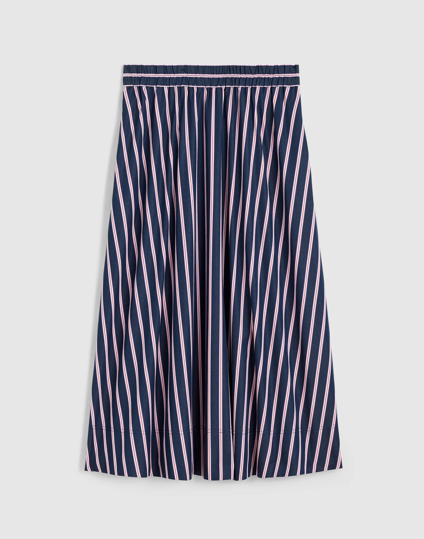 Midi Circle Skirt in Poplin Classic Indigo | Madewell