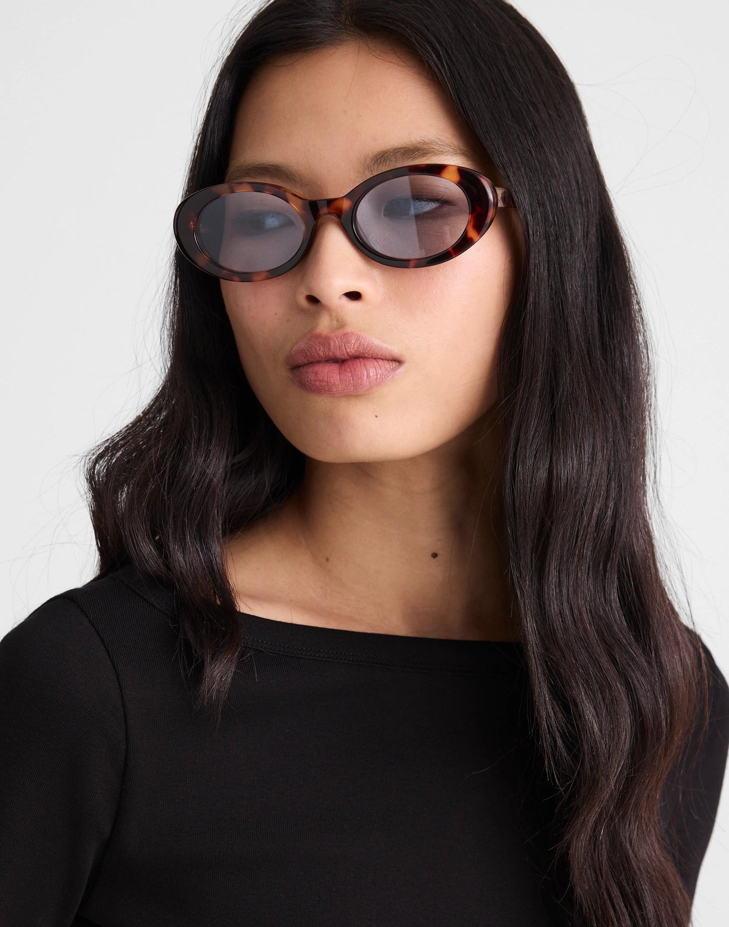 Russell Oval Sunglasses Whisky Tort | Madewell