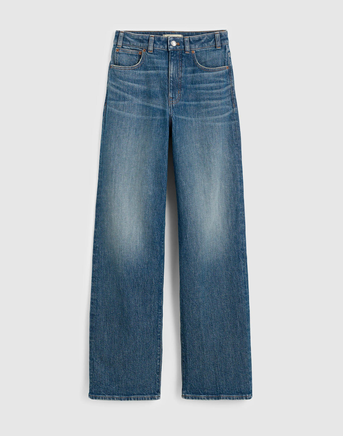 The Curvy Perfect Vintage Wide-Leg Jean Harvey Wash | Madewell