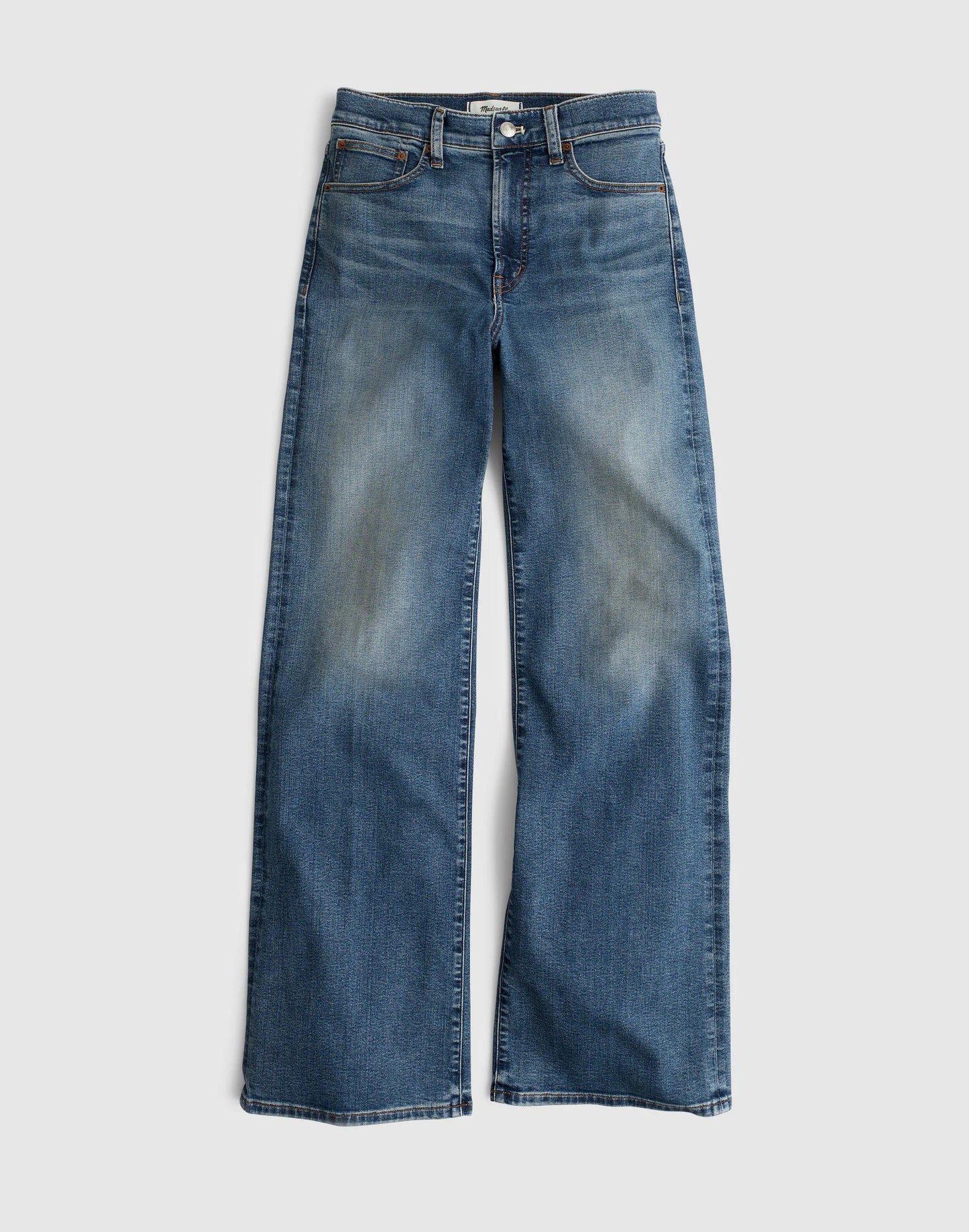 The Short Wide-Leg Jean in Super Stretch Sunnyside Wash | Madewell