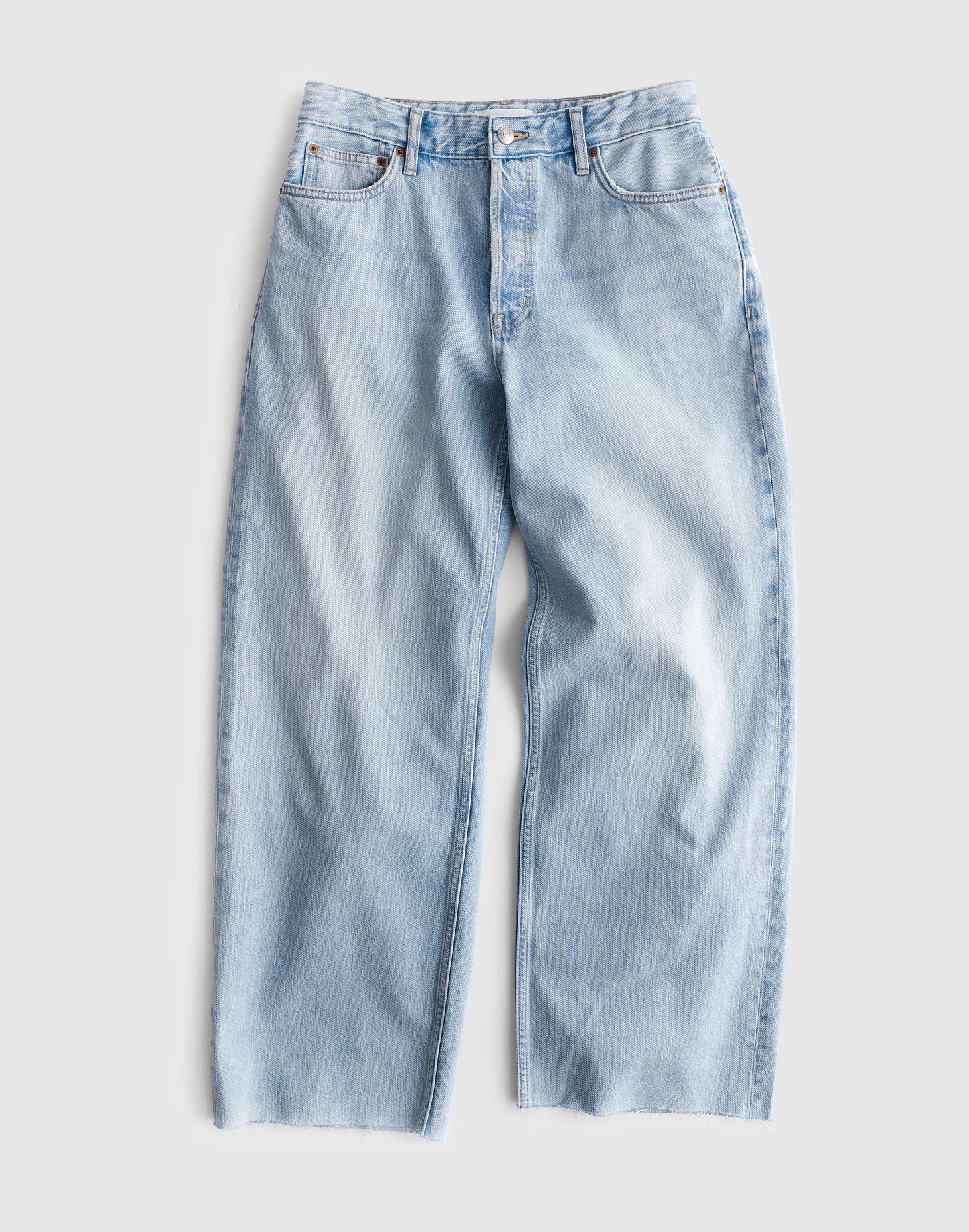 Short Low-Slung Baggy Crop Jean Foster Wash | Madewell