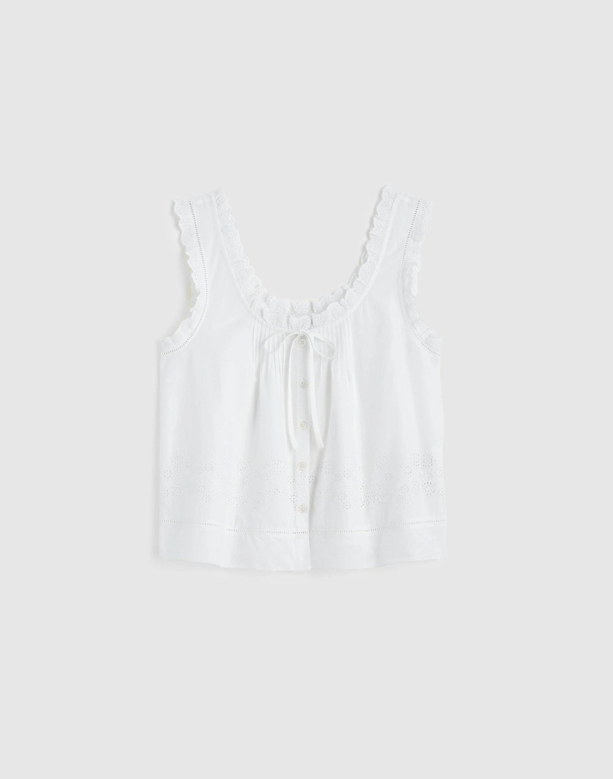 The Leah Top White | Madewell