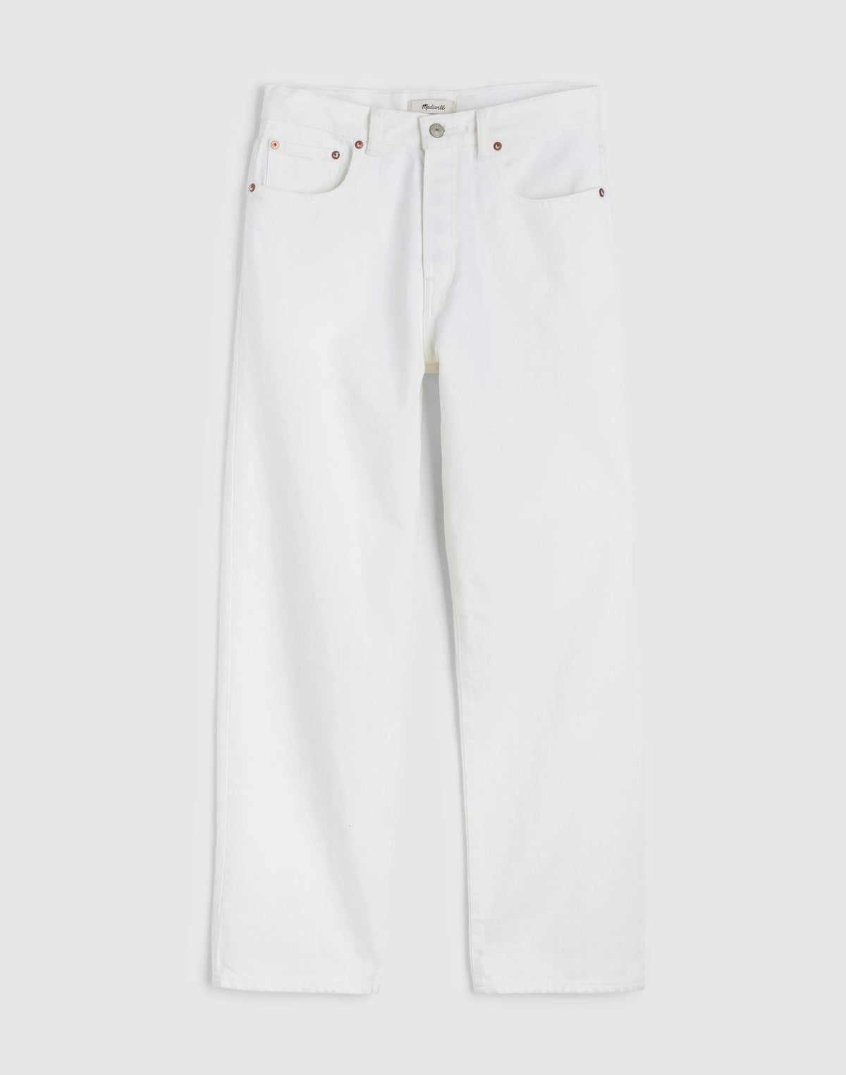 The 1991 Loose Straight Jean in Garment Dye Soft White | Madewell