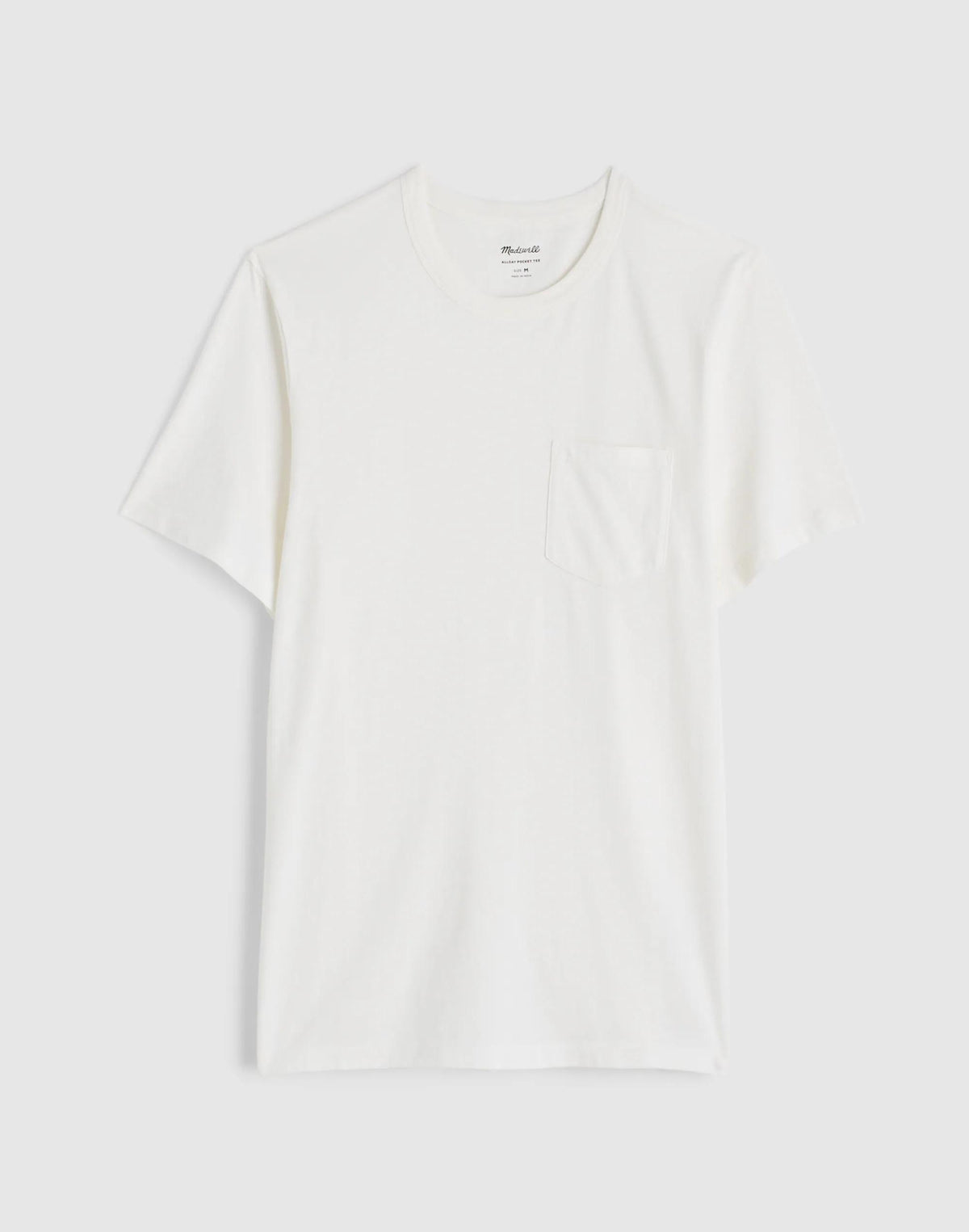 Allday Pocket Tee Soft White | Madewell