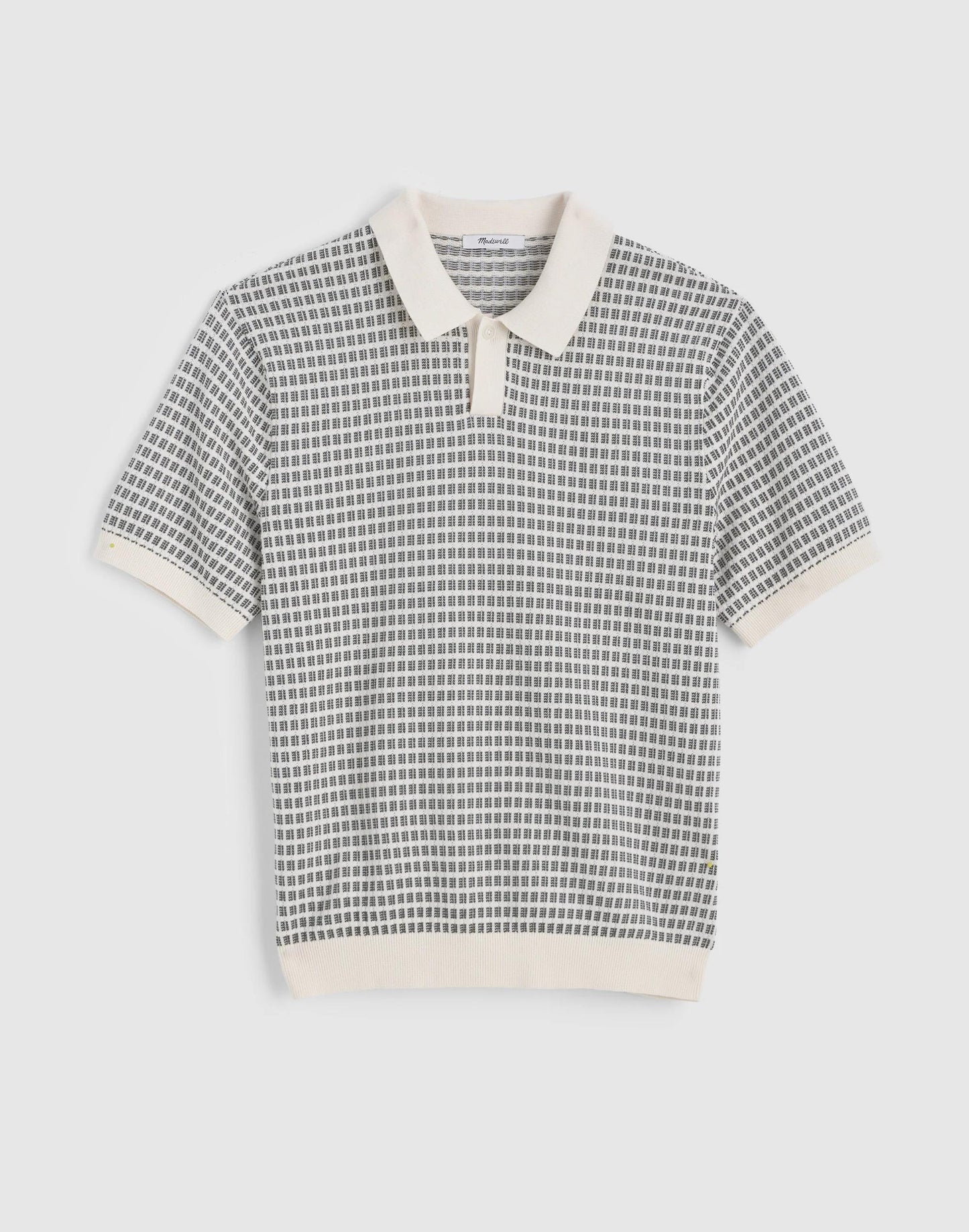 Single-Button Sweater Polo Vintage Ivory | Madewell