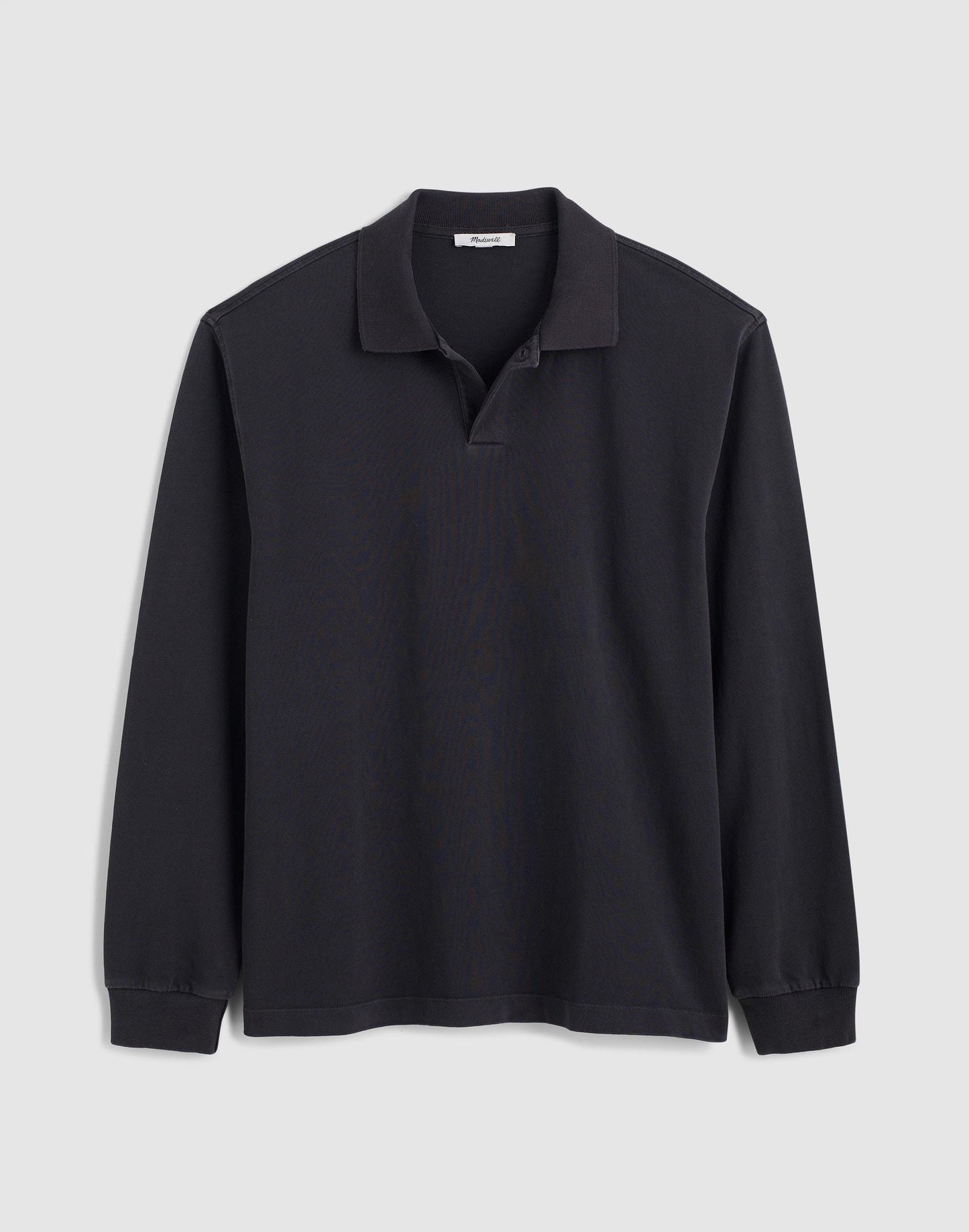 Compact-Knit Polo Coal | Madewell