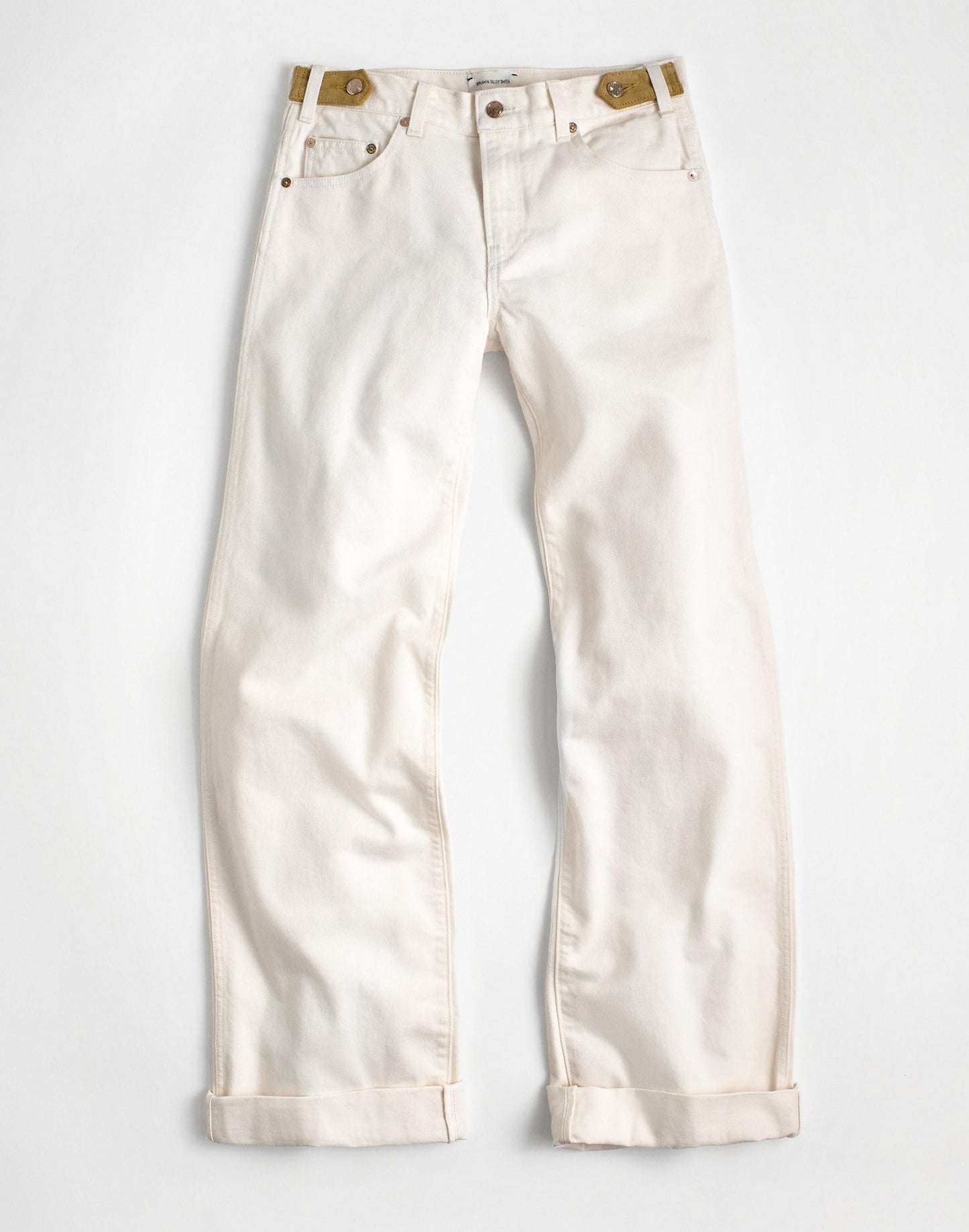 Madewell x Benjamin Talley Smith The Coolidge Low-Rise Wide-Leg Jean Chalk Wash | Madewell
