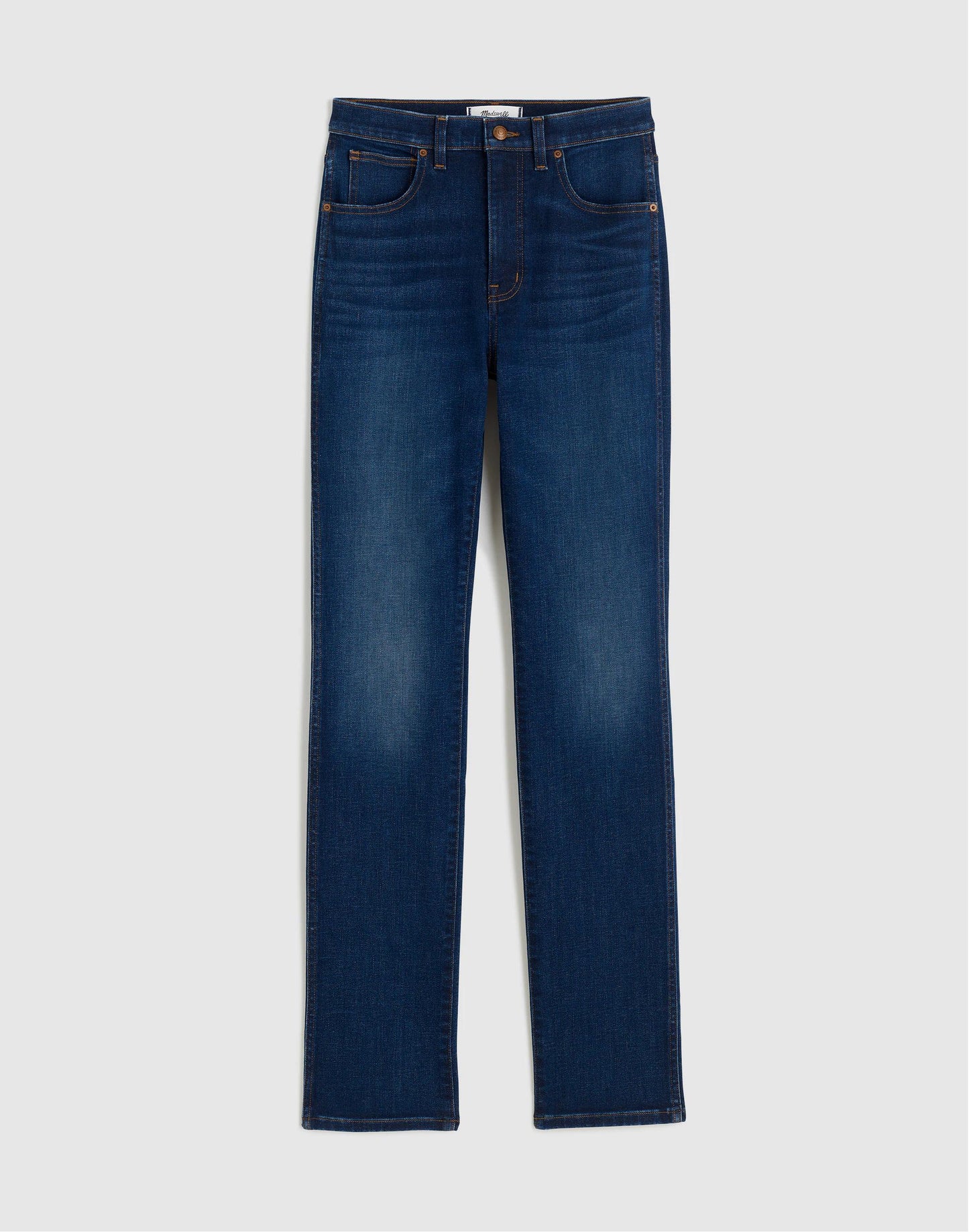 The Pencil Jean in Super Stretch Denim Pipestone Wash | Madewell