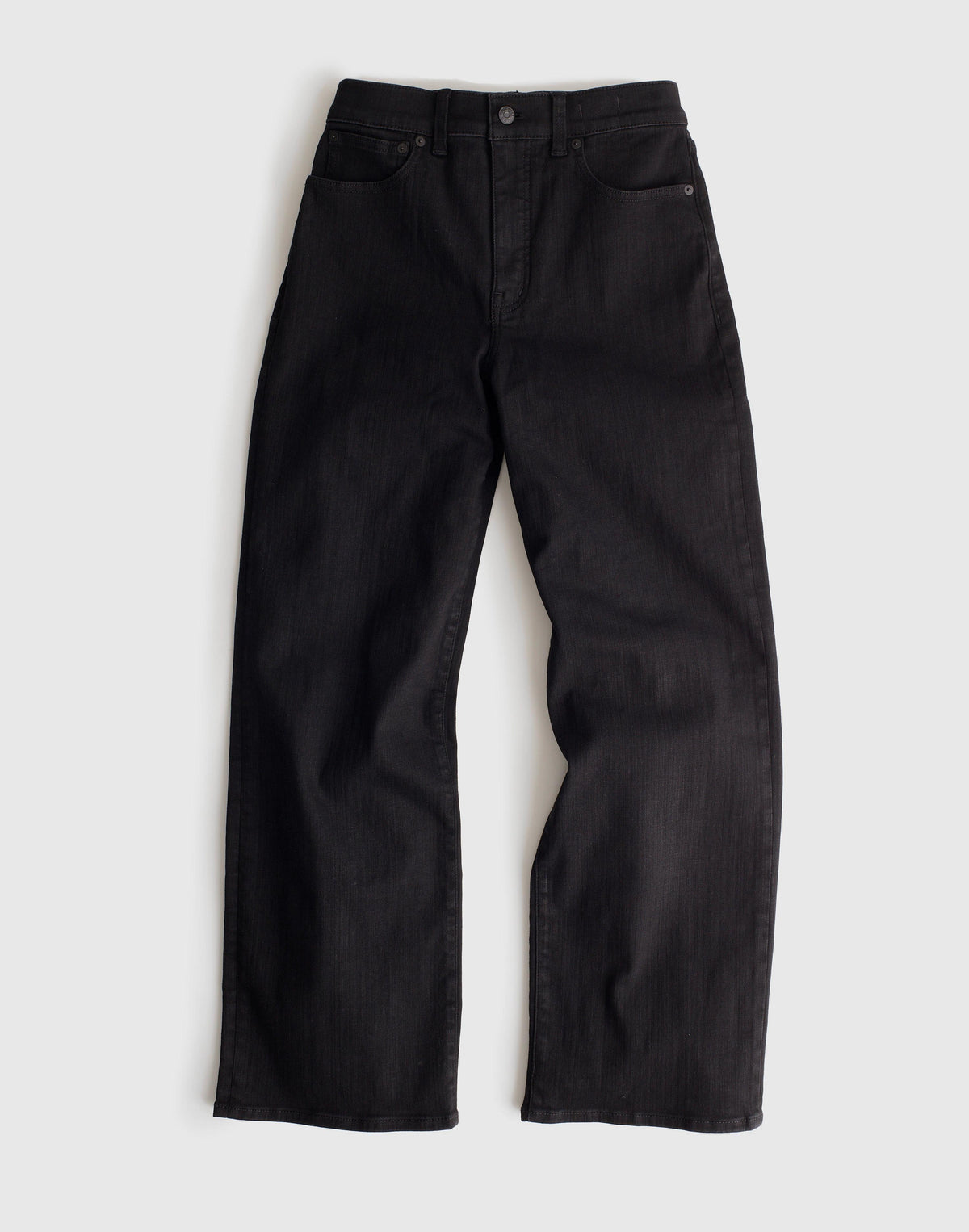 The Perfect Vintage Wide-Leg Jean Black Rinse Wash | Madewell
