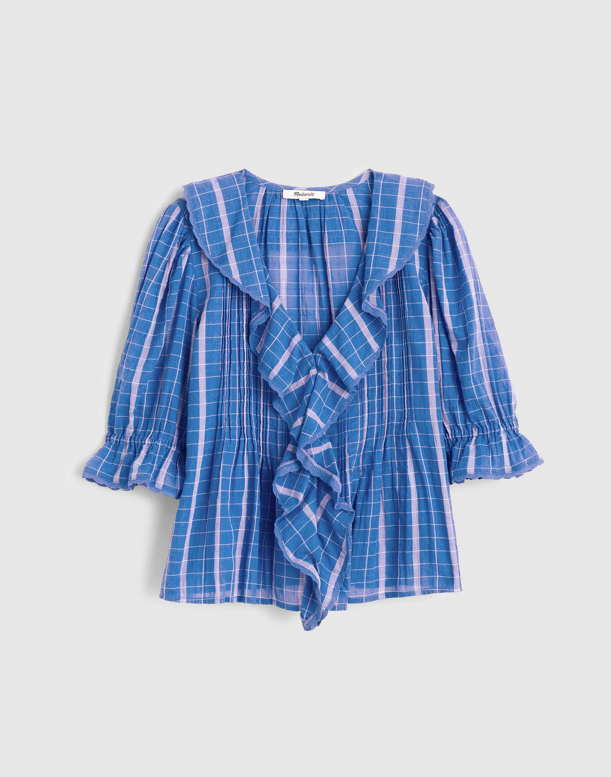 The Blaire Top Retro Blue | Madewell