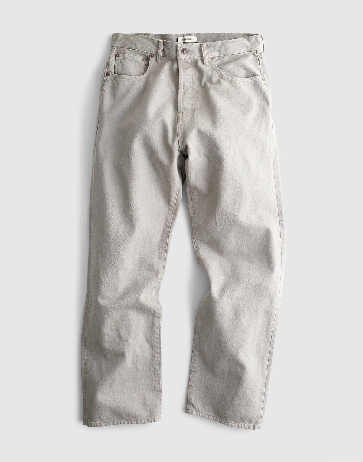The 1991 Loose Straight Jean in Garment Dye Washed Olive | Madewell