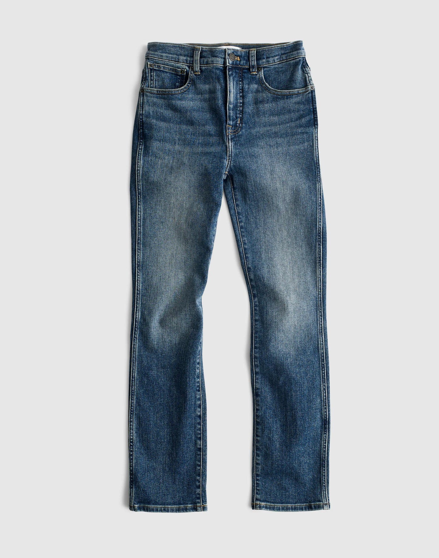 The Pencil Jean in Super Stretch Denim Concho Wash | Madewell