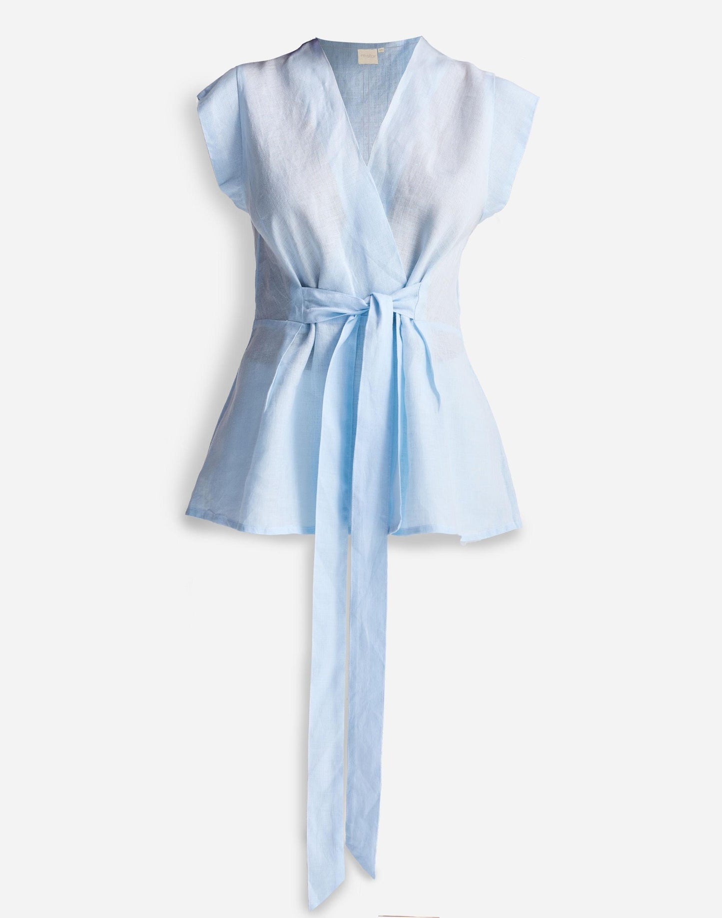 Reistor® Power Moves Hemp Short Sleeve Top in Blue Light Blue | Madewell