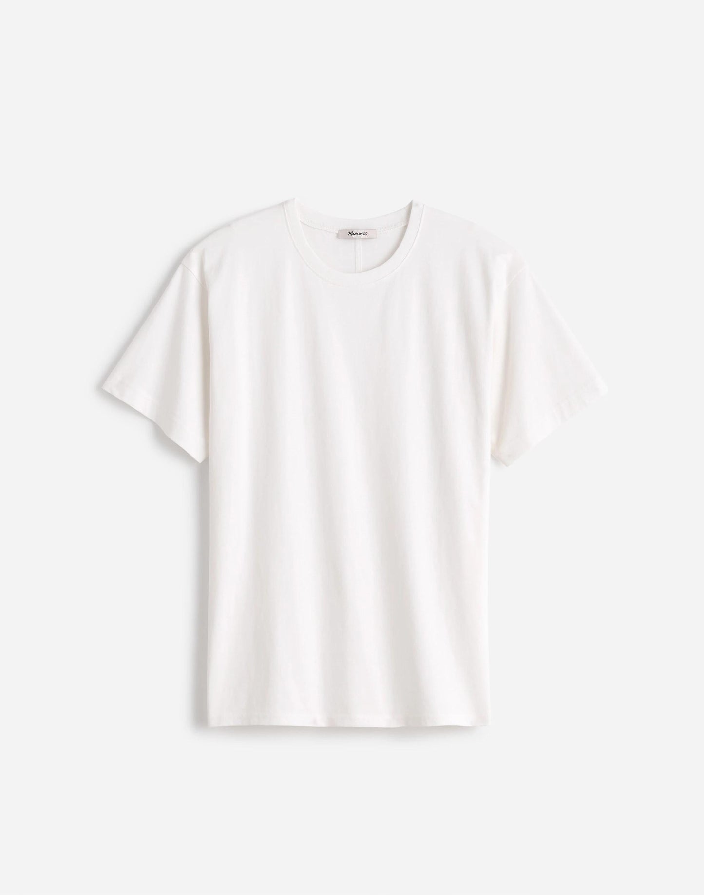 Cotton Relaxed Oversized Tee Eyelet White | Madewell