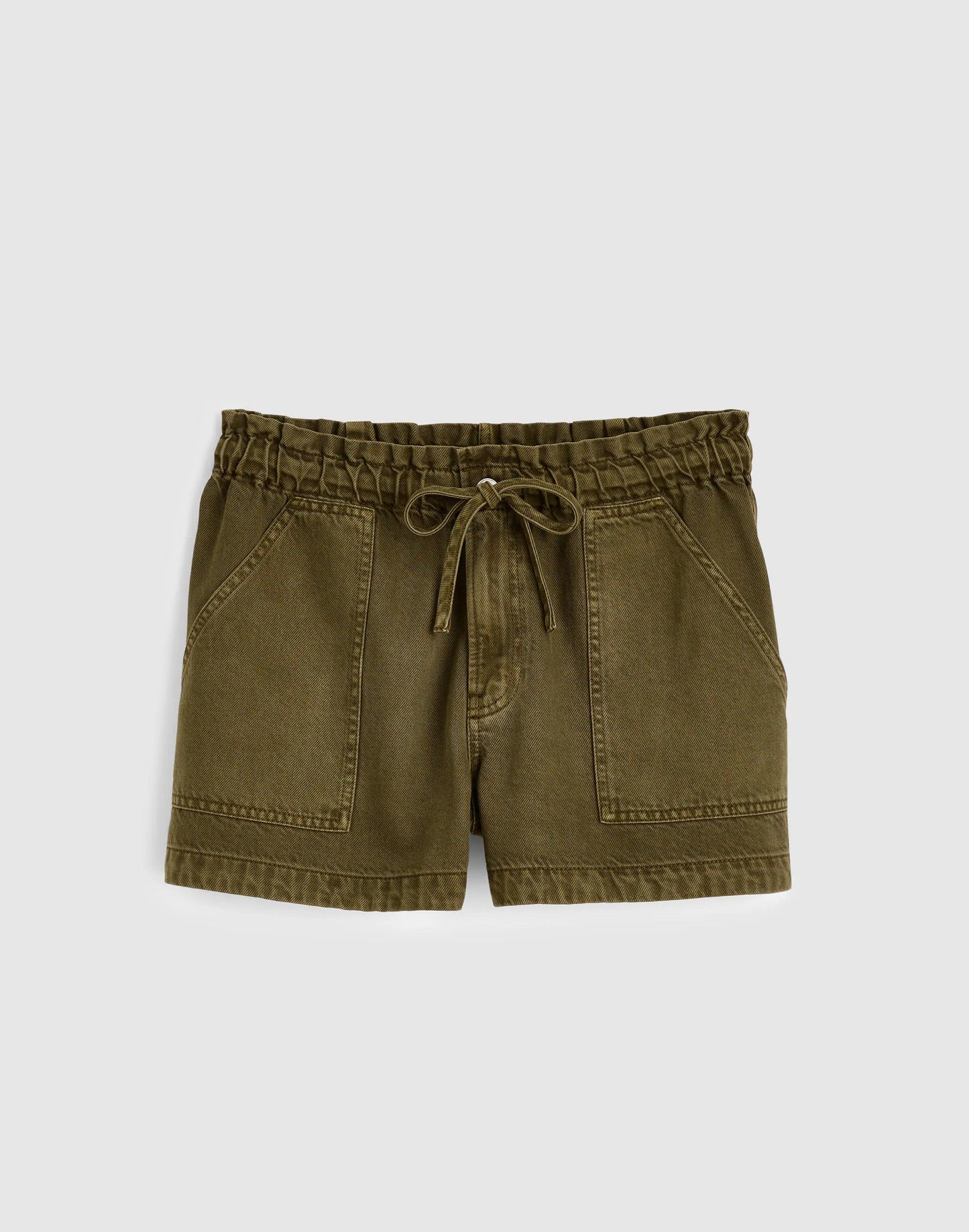 Pull-On Utility Shorts in Airy Denim Faded Ivy | Madewell