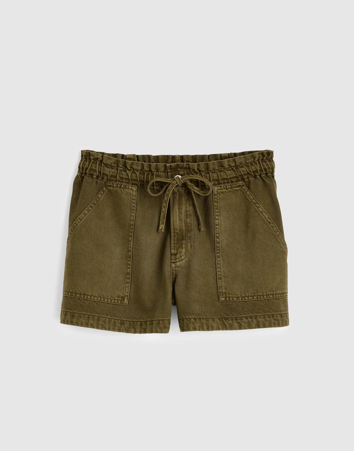 Pull-On Utility Shorts in Airy Denim Faded Ivy | Madewell