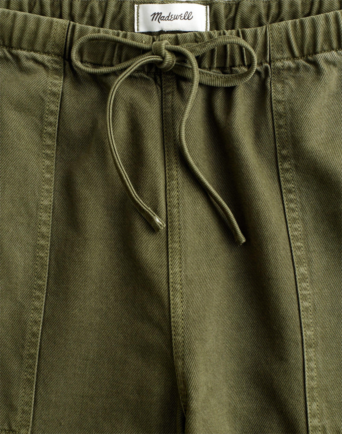 Pull-On Barrel-Leg Utility Pants in Airy Denim Faded Ivy | Madewell