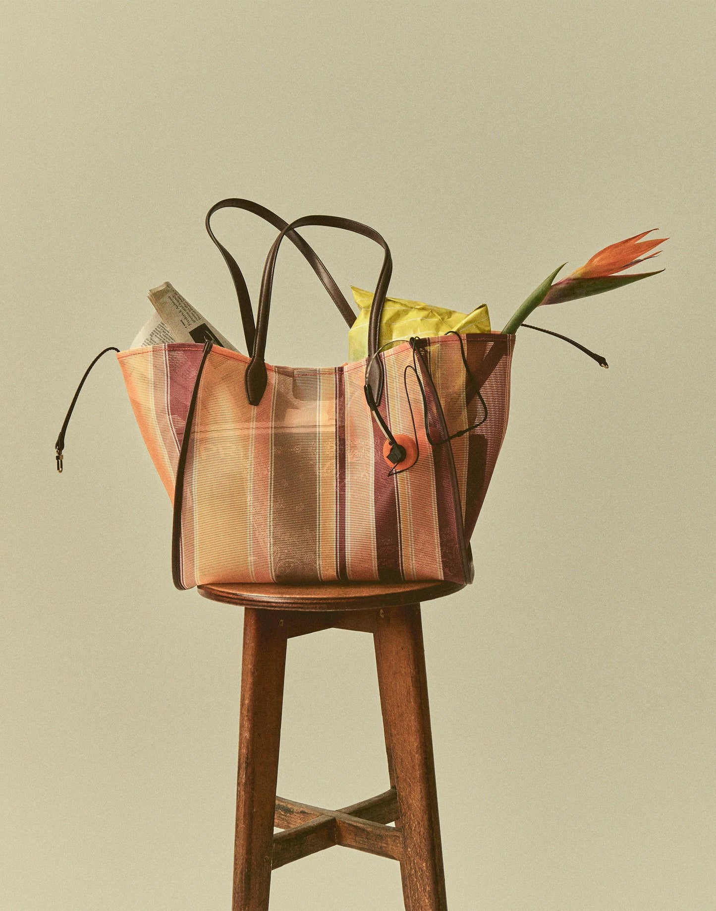Lexington Tote Mango Multi | Madewell
