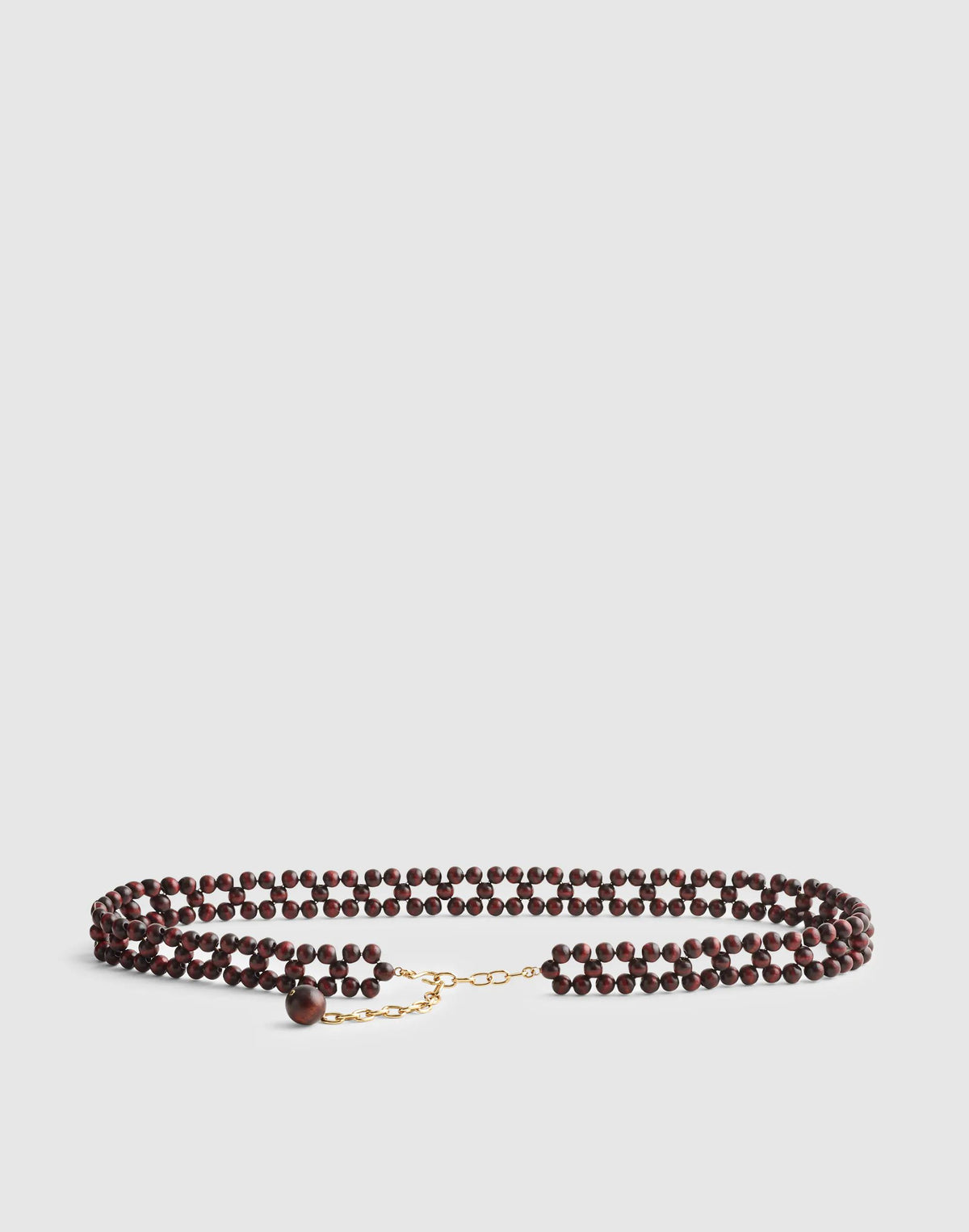 Wooden Bead Belt Antique Gold | Madewell