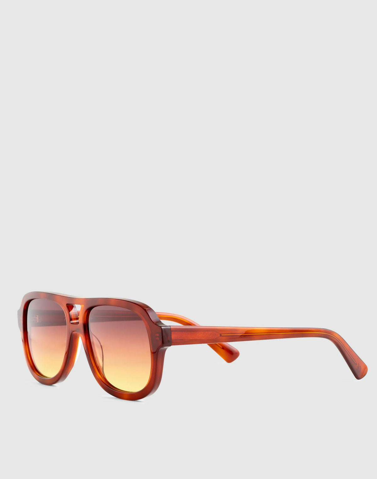 Logaan Aviator Sunglasses Dark Brown | Madewell