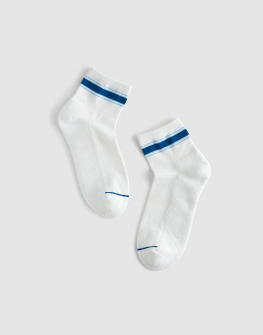 MWL Cloudlift Ankle Socks Retro Blue | Madewell