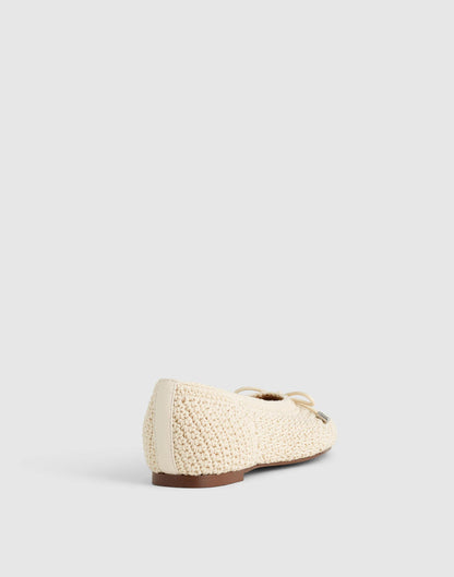 The Hester Flat Vintage Ivory | Madewell