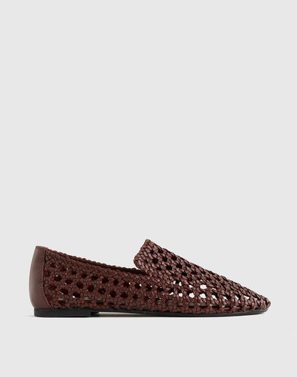 The Dolli Glove Loafer Cherry Wood | Madewell