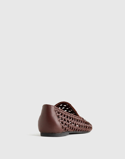 The Dolli Glove Loafer Cherry Wood | Madewell