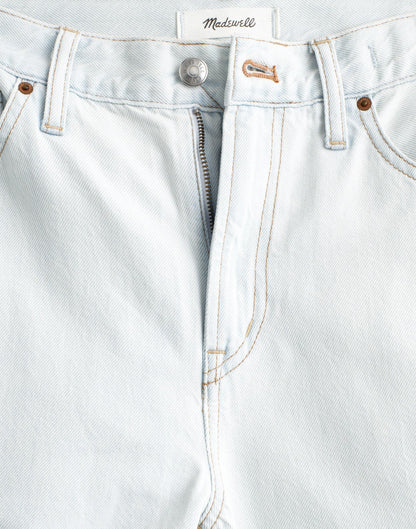The Short Perfect Vintage Wide-Leg Crop Jean in Airy Denim Extracted Sky Wash | Madewell