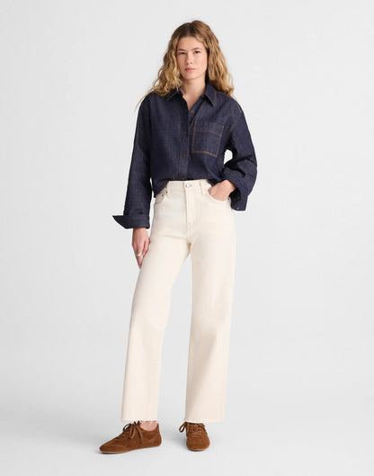 The Tall Perfect Vintage Wide-Leg Crop Jean Vintage Canvas | Madewell