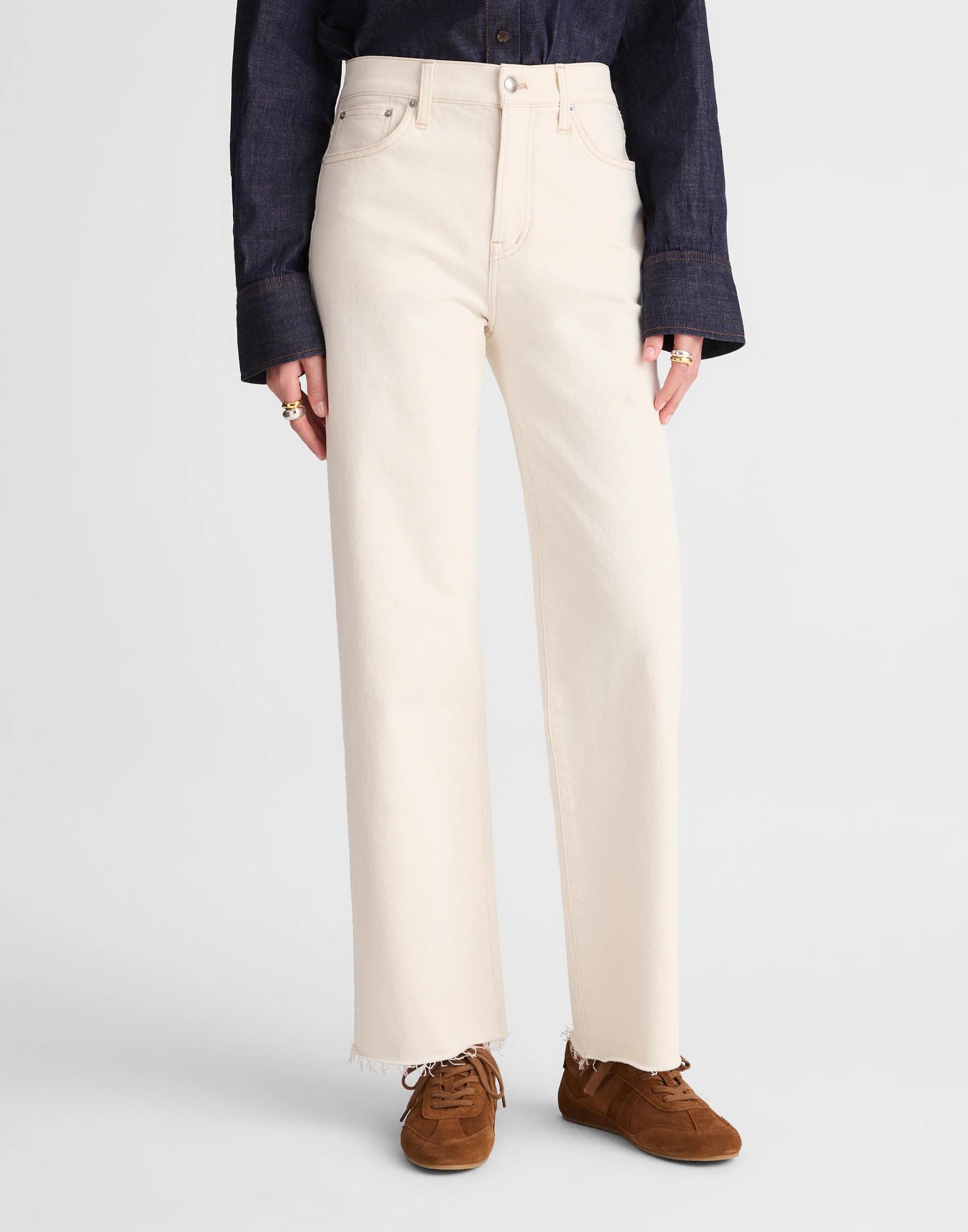 The Tall Perfect Vintage Wide-Leg Crop Jean Vintage Canvas | Madewell