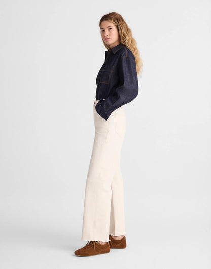 The Tall Perfect Vintage Wide-Leg Crop Jean Vintage Canvas | Madewell