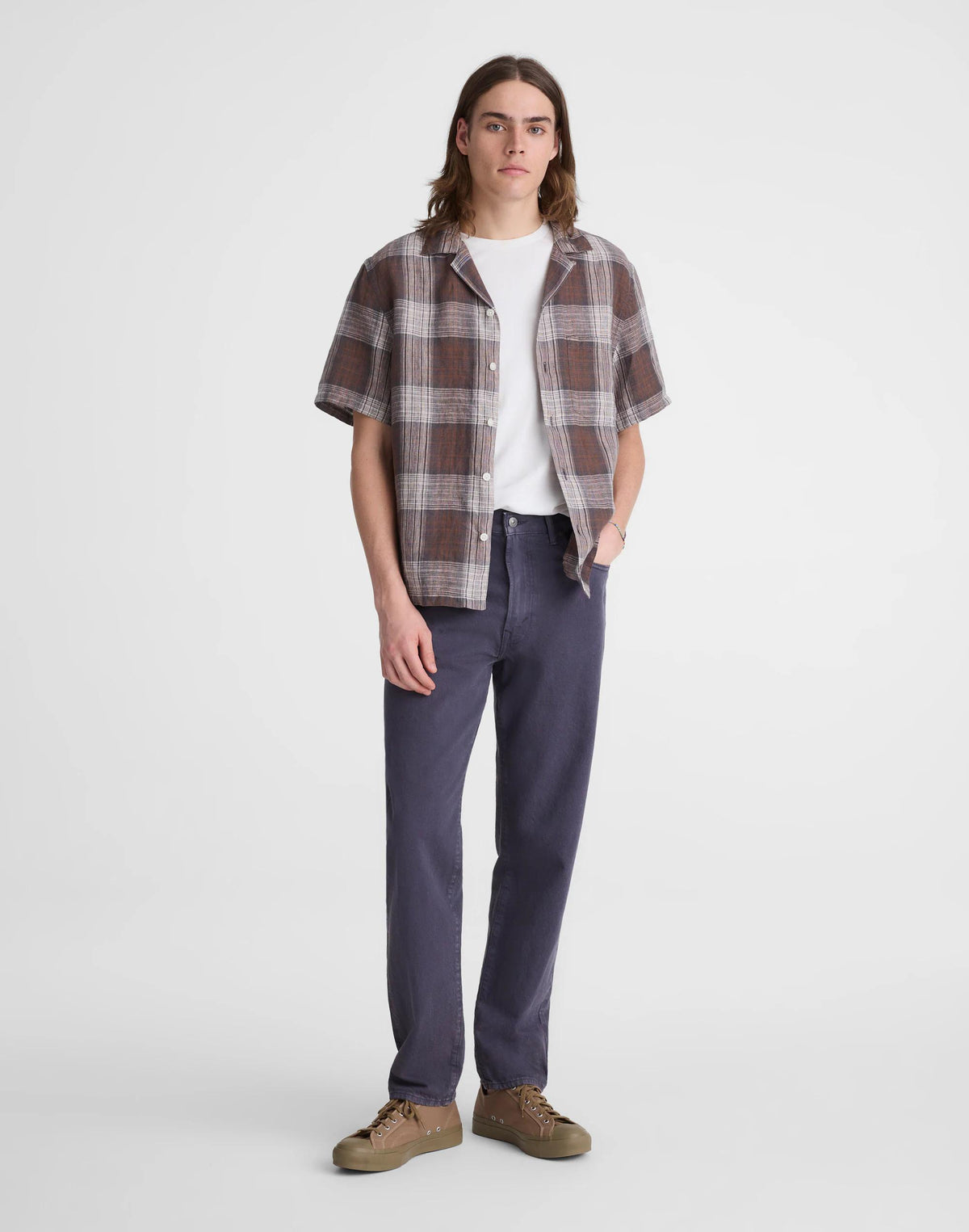 Relaxed Taper Jeans in Summerweight Denim Industrial Blue | Madewell