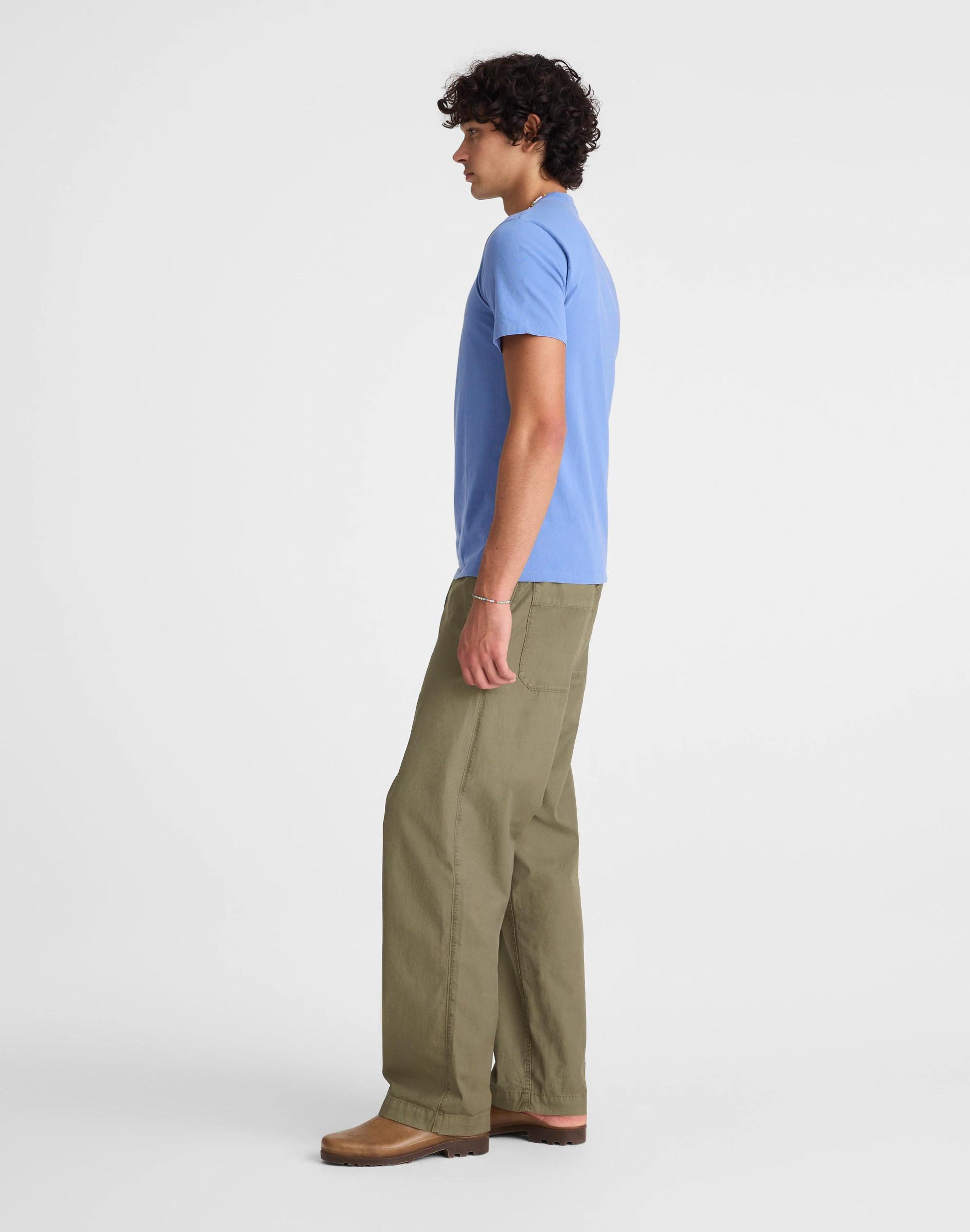 Utility Pant in Poplin Olive | Madewell