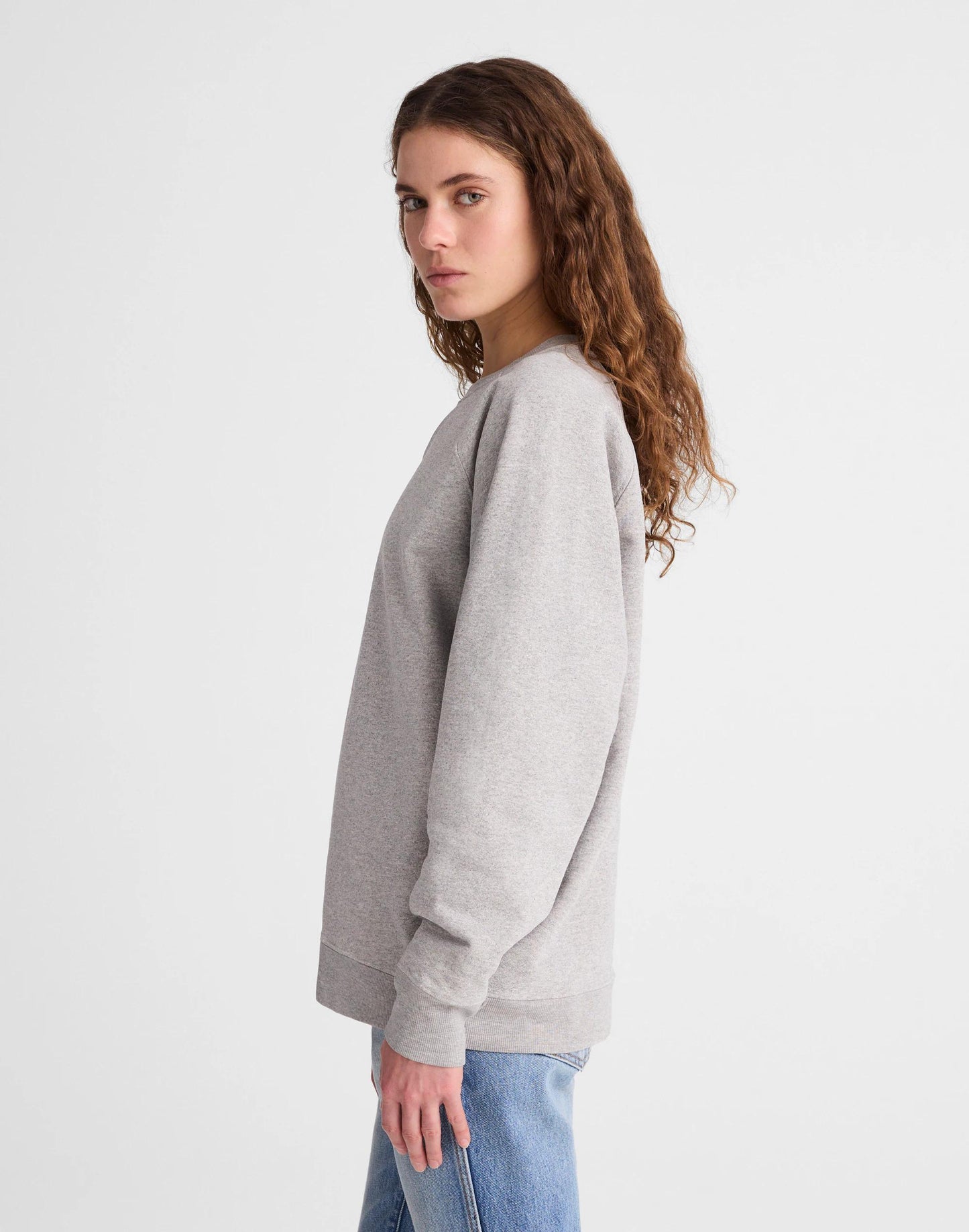 Madewell x Benjamin Talley Smith The Belleview Oversized Sweatshirt Hthr Grey | Madewell