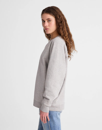 Madewell x Benjamin Talley Smith The Belleview Oversized Sweatshirt Hthr Grey | Madewell
